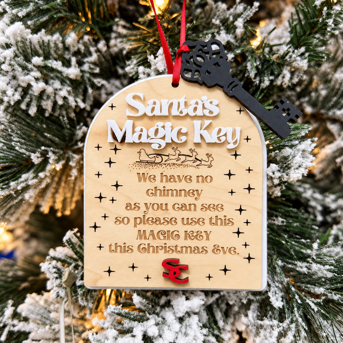 Santa’s Magic Key Ornament
