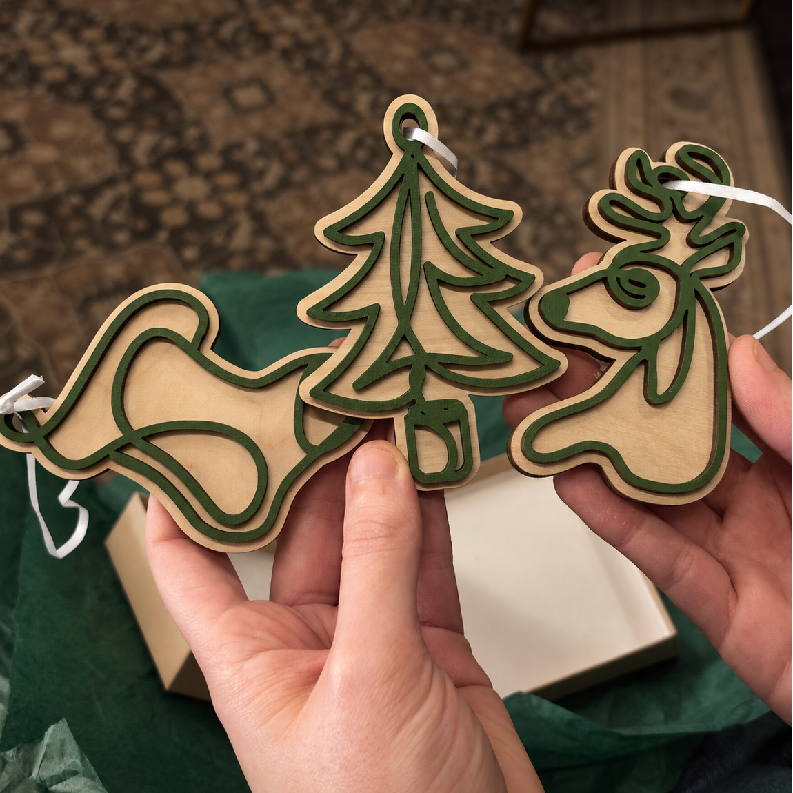 Classic Scribble Ornaments