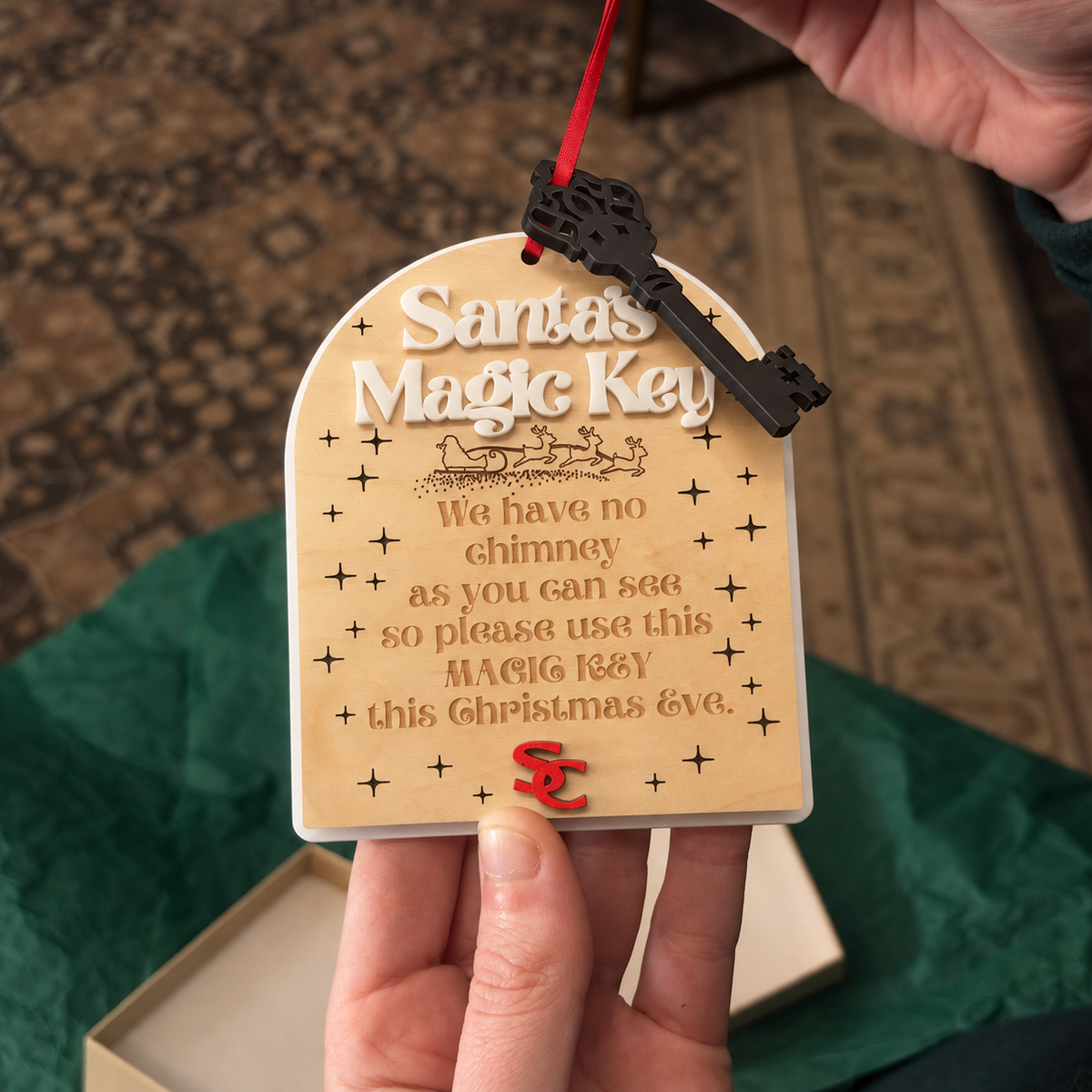 Santa’s Magic Key Ornament