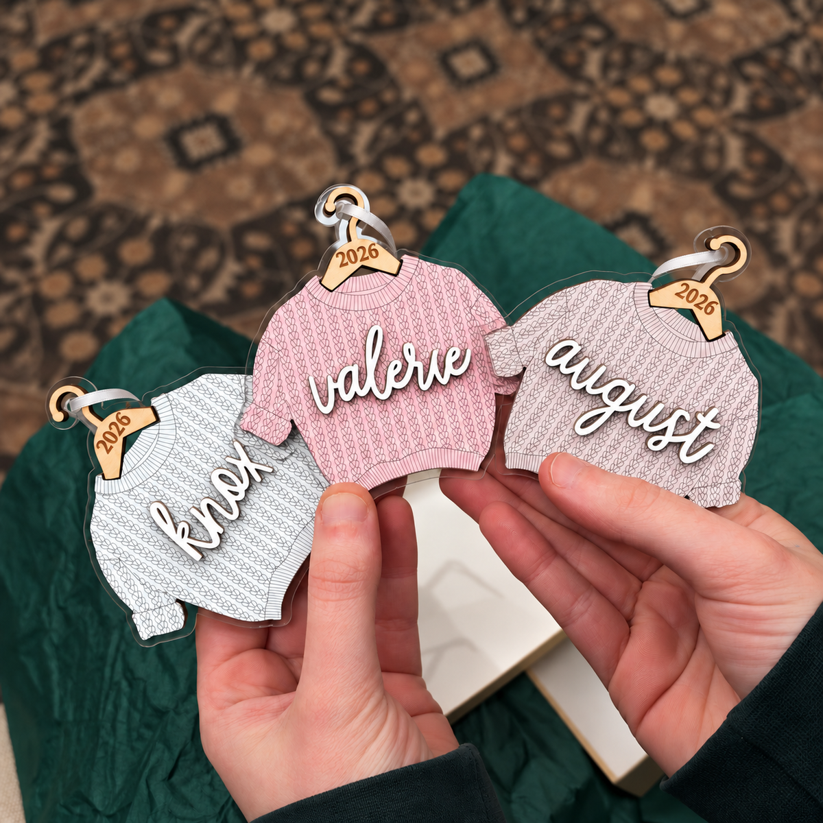 Personalized Chunky Sweater Ornament
