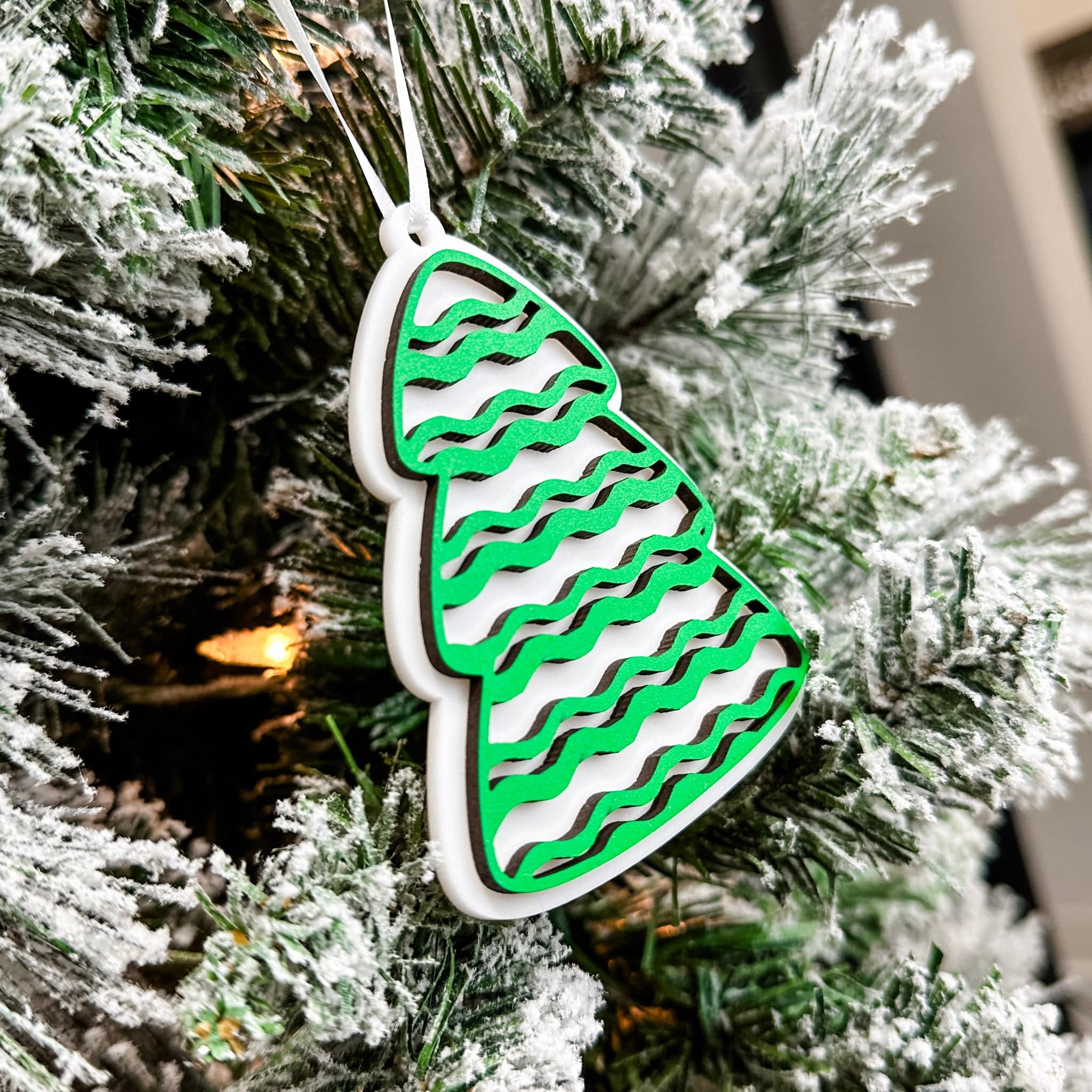 Festive Christmas • 3D Wood & Acrylic Ornaments (Choose from 3!)