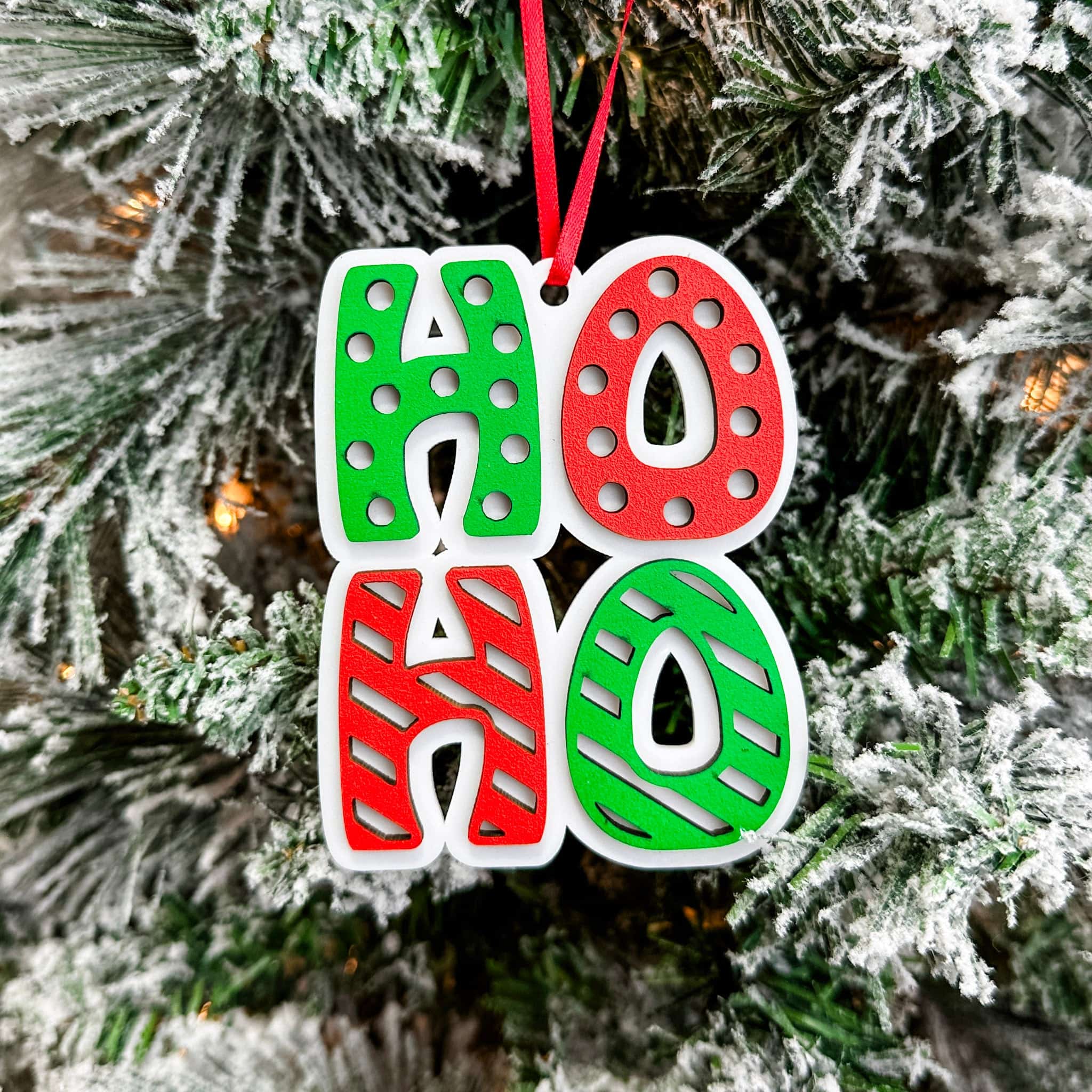 Festive Christmas • 3D Wood & Acrylic Ornaments (Choose from 3!)