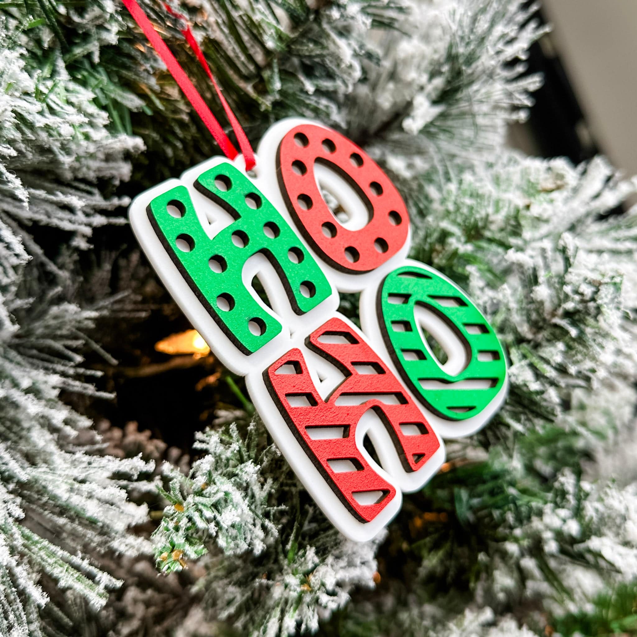 Festive Christmas • 3D Wood & Acrylic Ornaments (Choose from 3!)