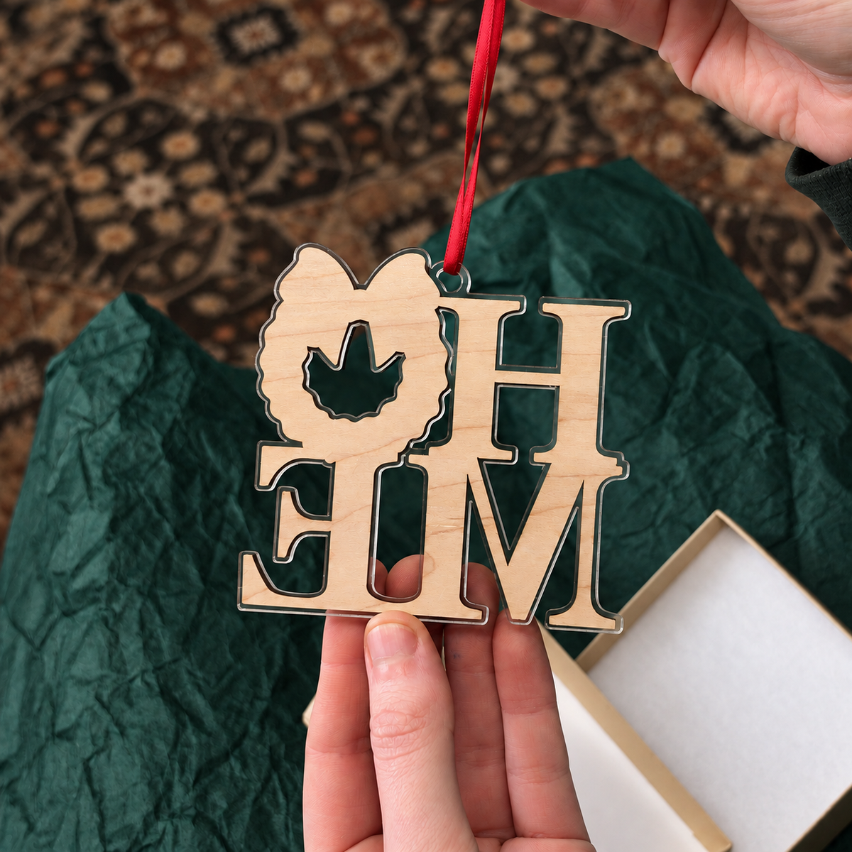 Home Wreath Ornament