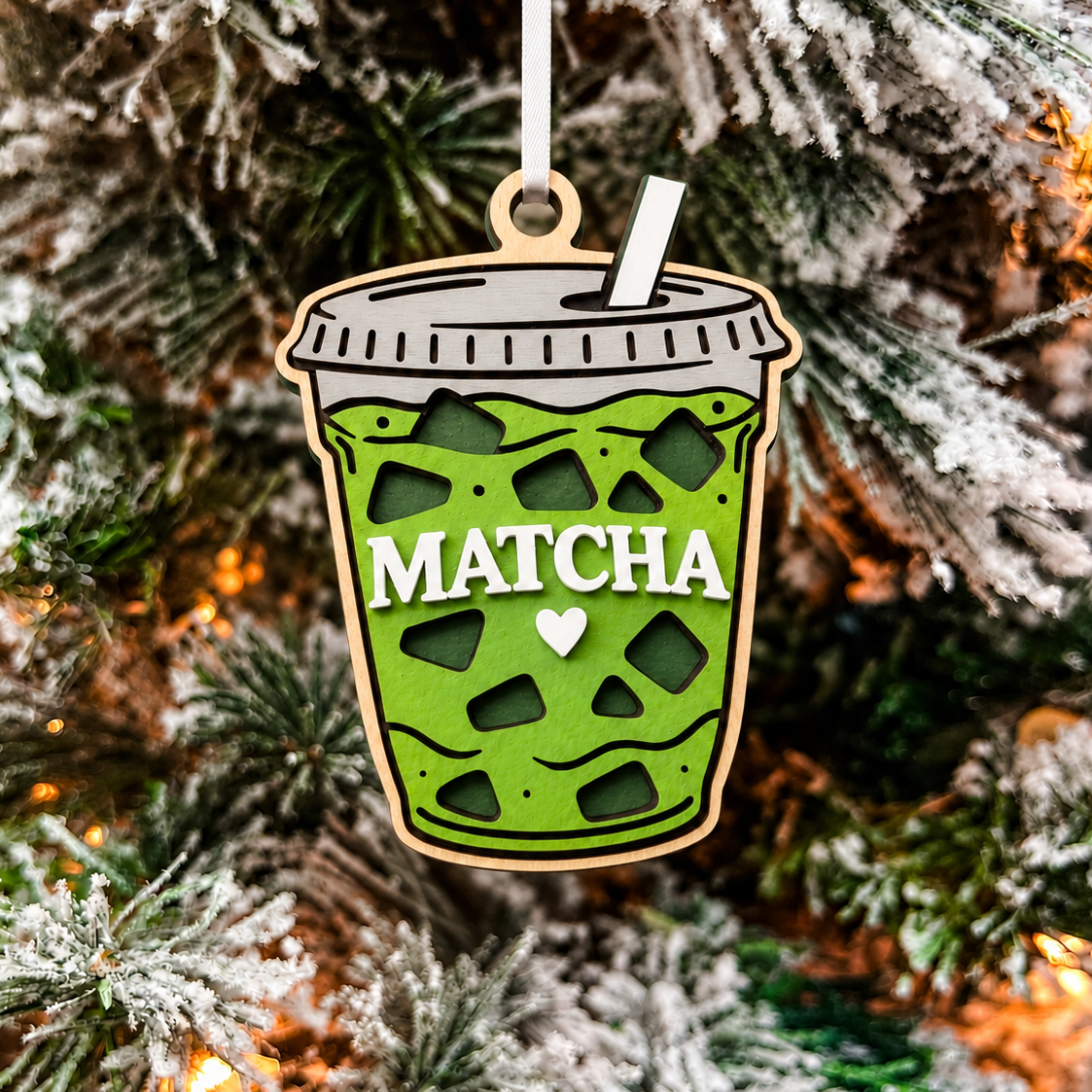 Iced Matcha Ornament
