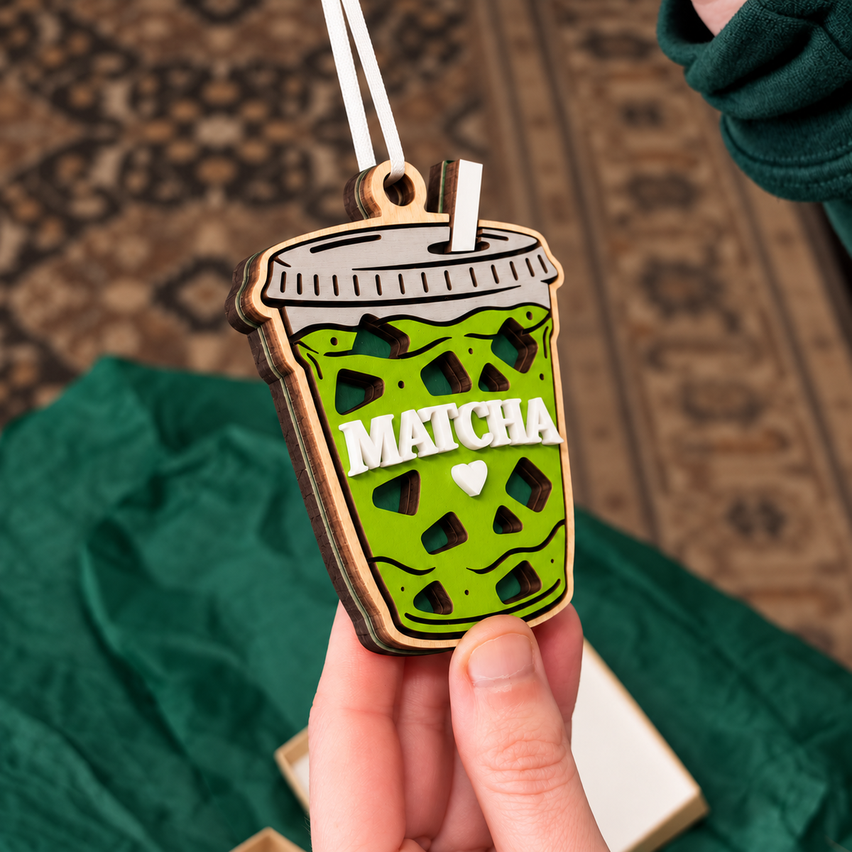 Iced Matcha Ornament