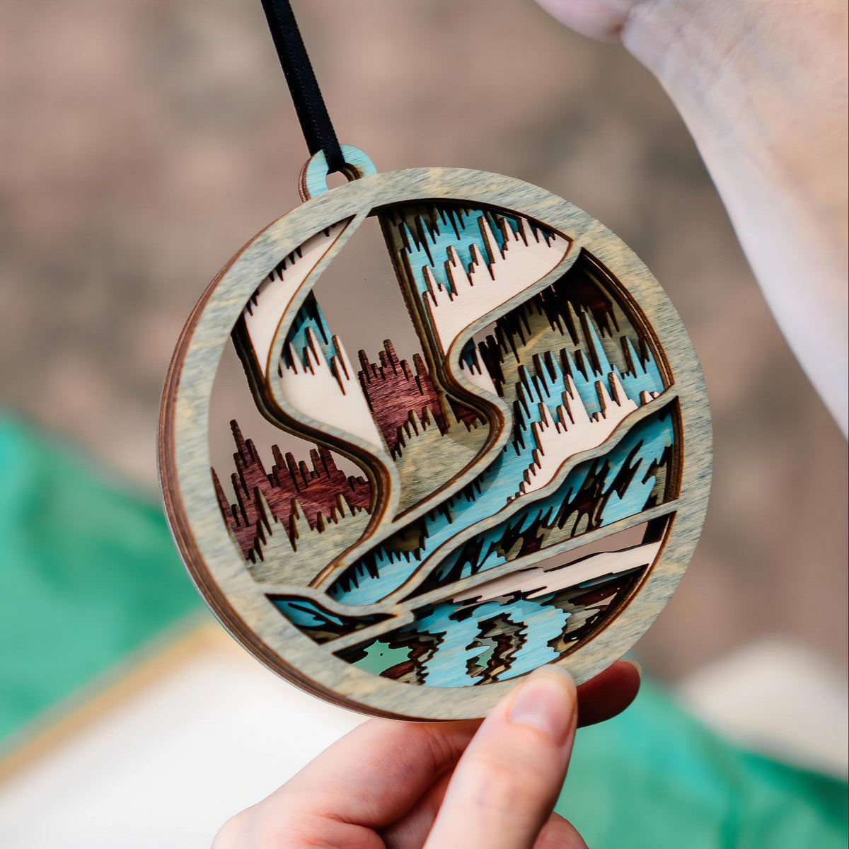 Premium Northern Lights Ornament