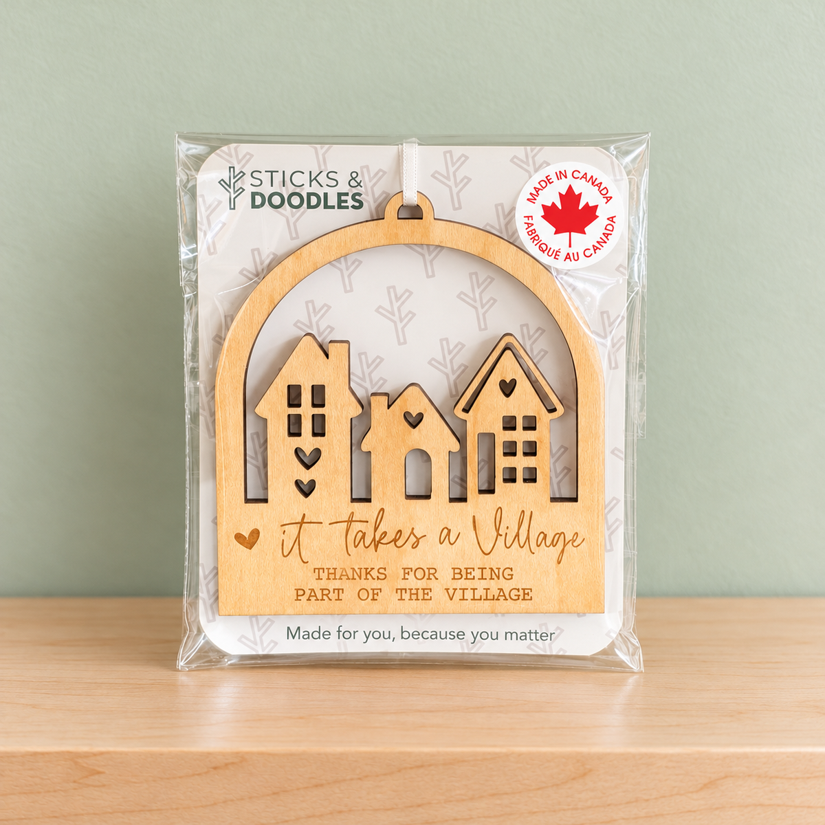 It Takes a Village Ornament