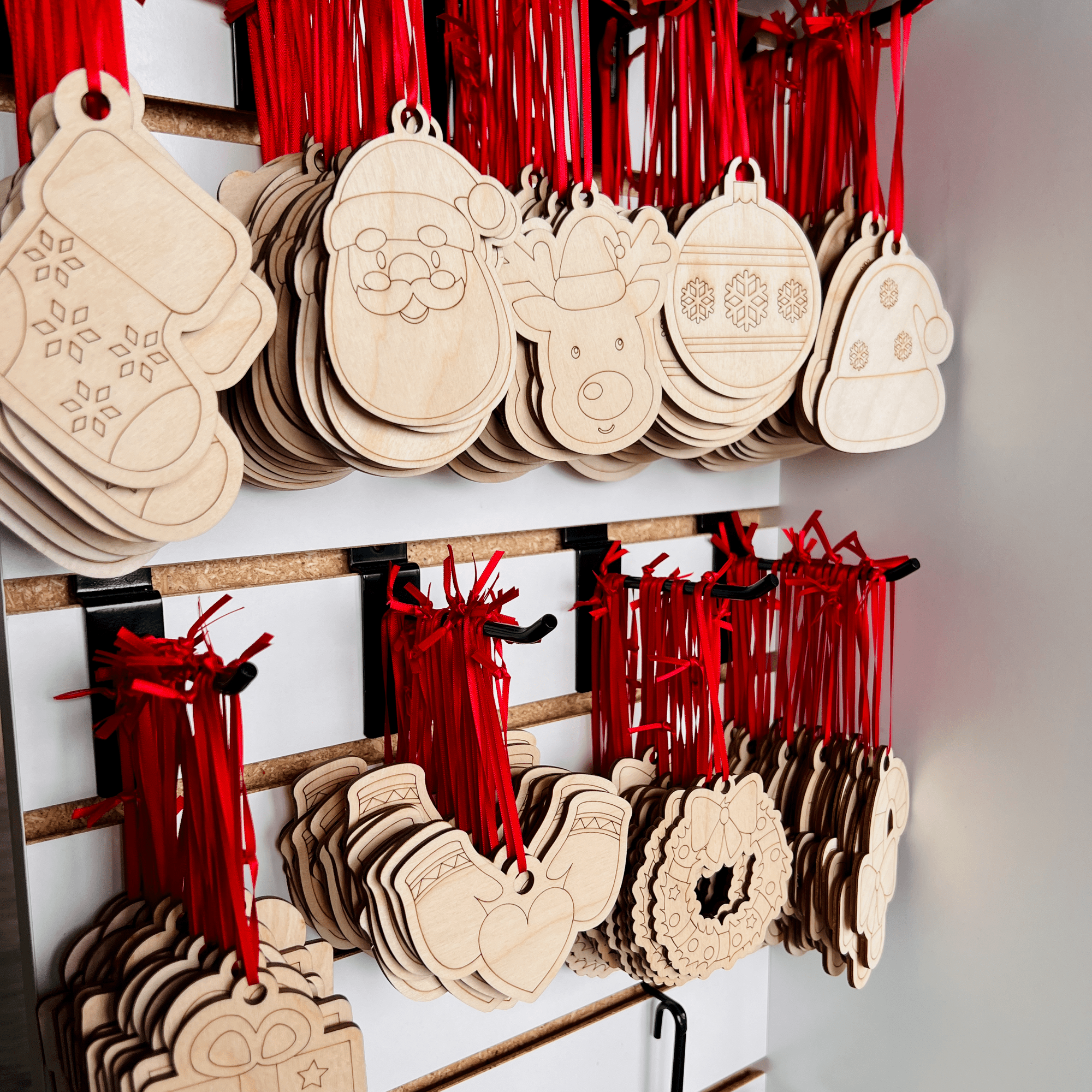 Kid's Colour Me • Interactive Wood Ornaments • For Kids