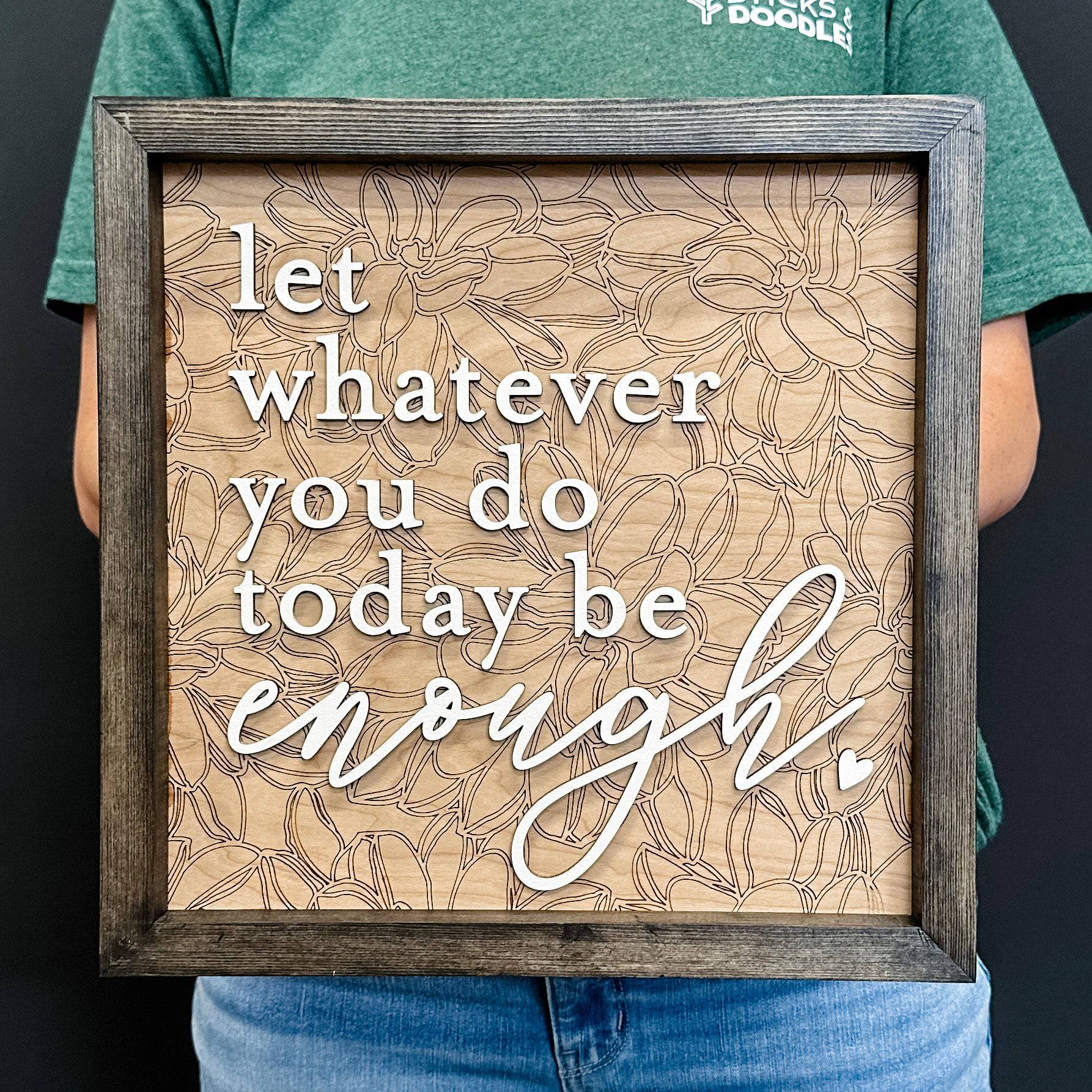 Framed Quote Signs