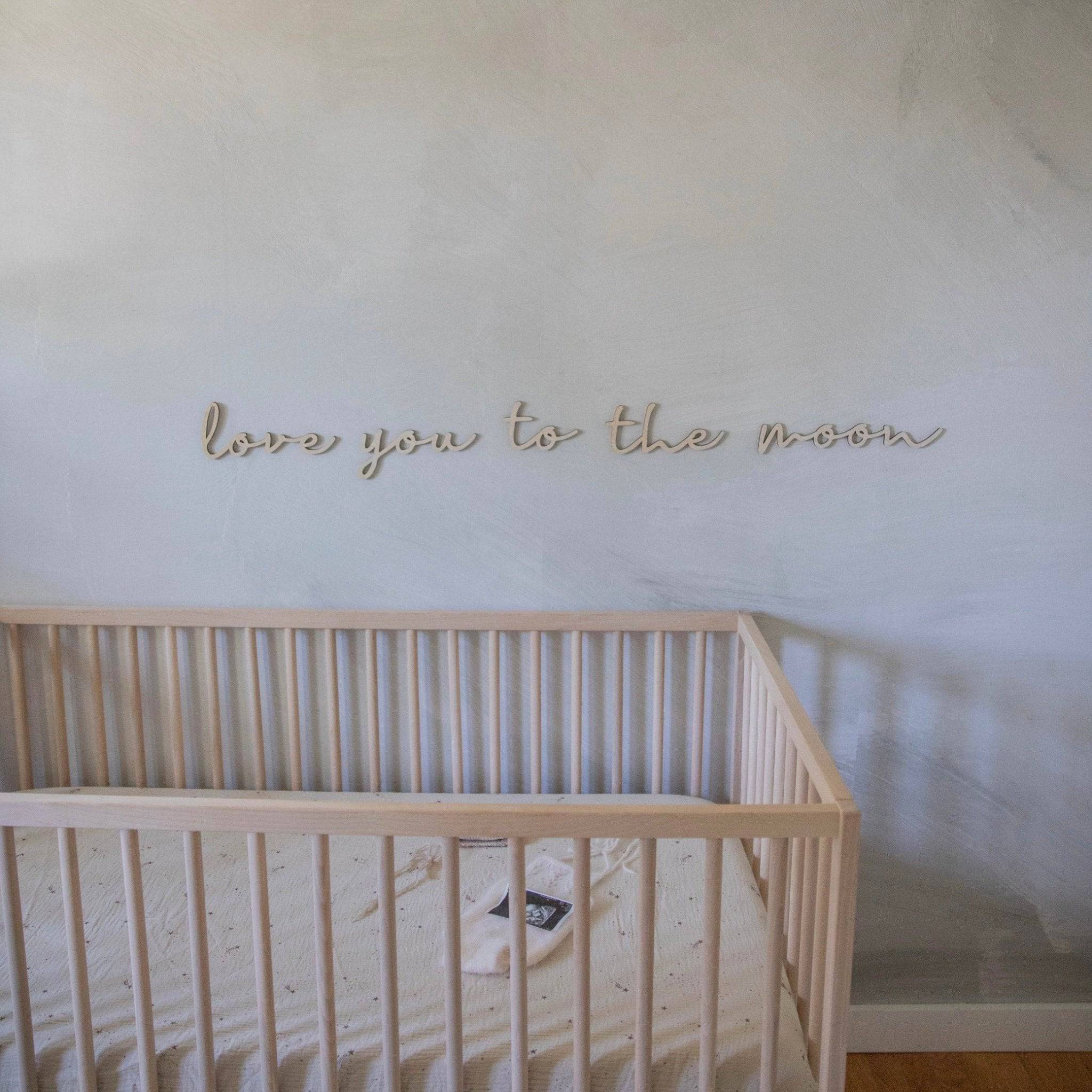 Custom Floating Wood Word Art Sign