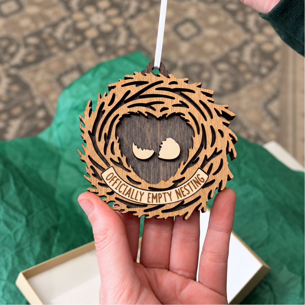 Officially Empty Nesting Ornament