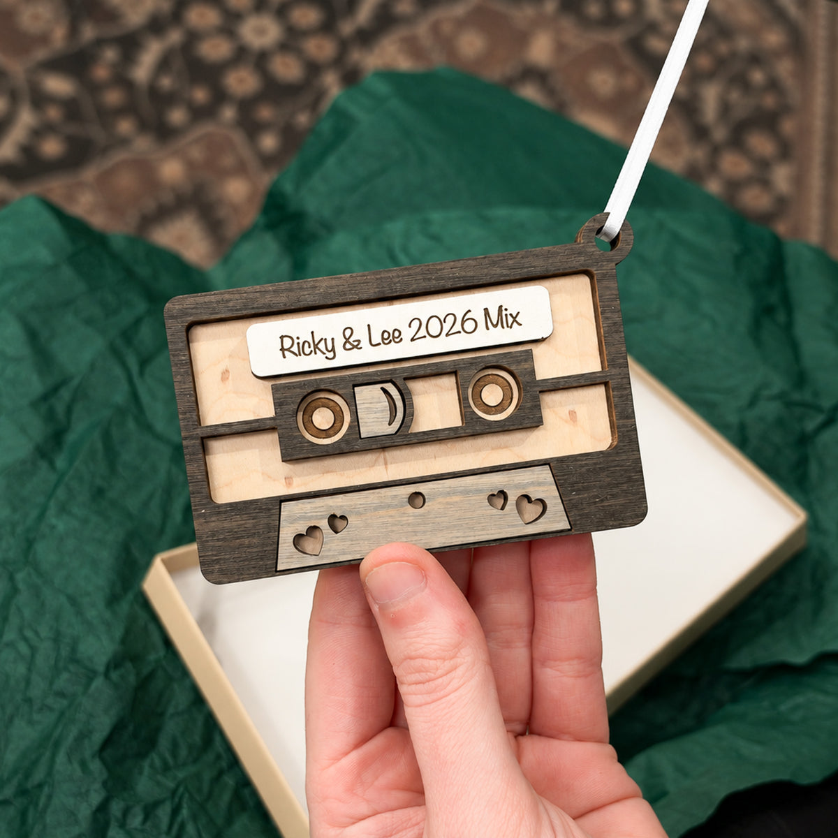 Personalized Mixtape Ornament