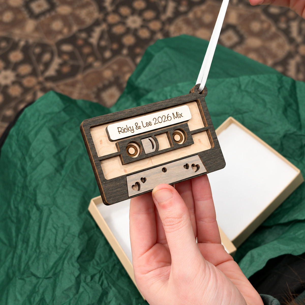Personalized Mixtape Ornament