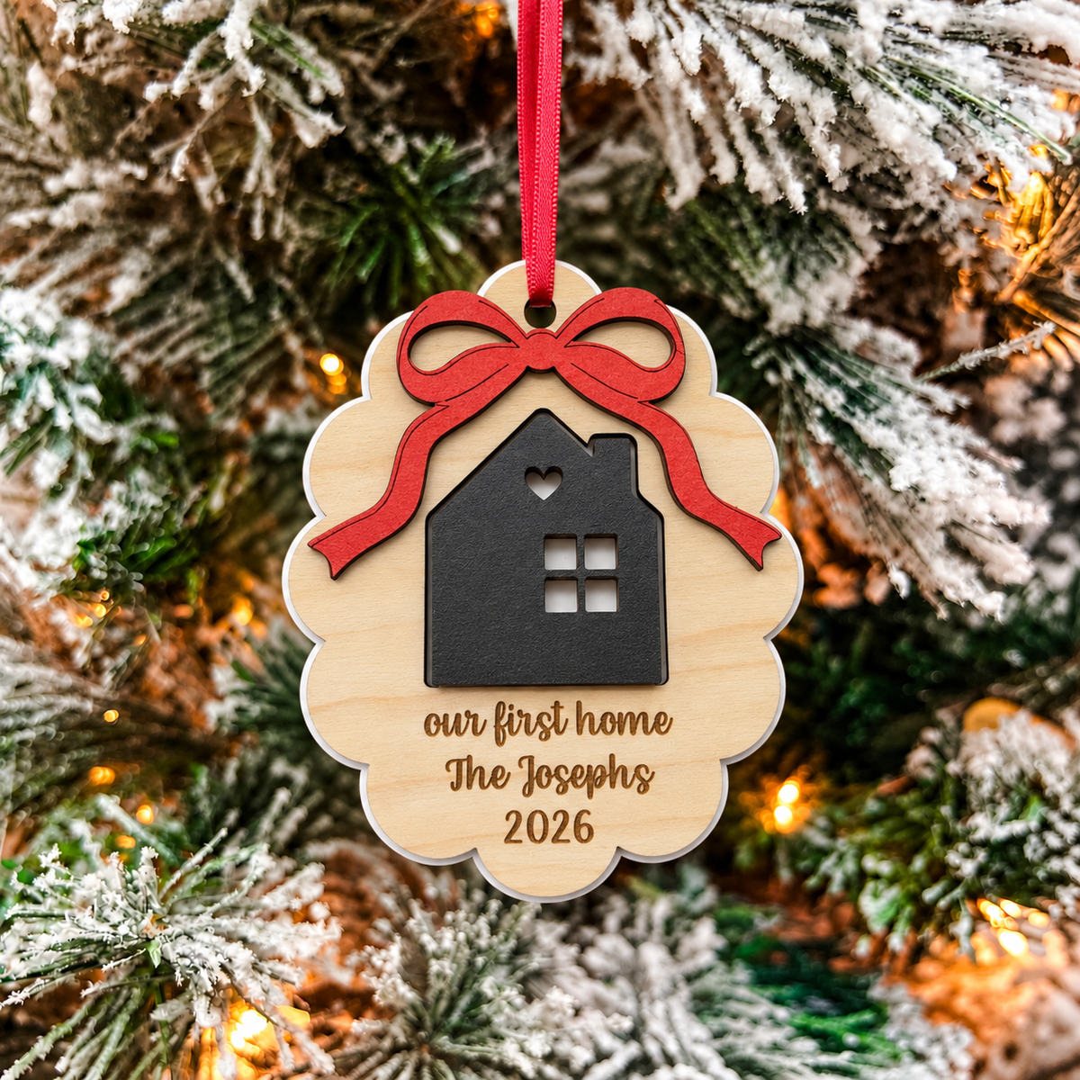 Personalized New Home Ornament