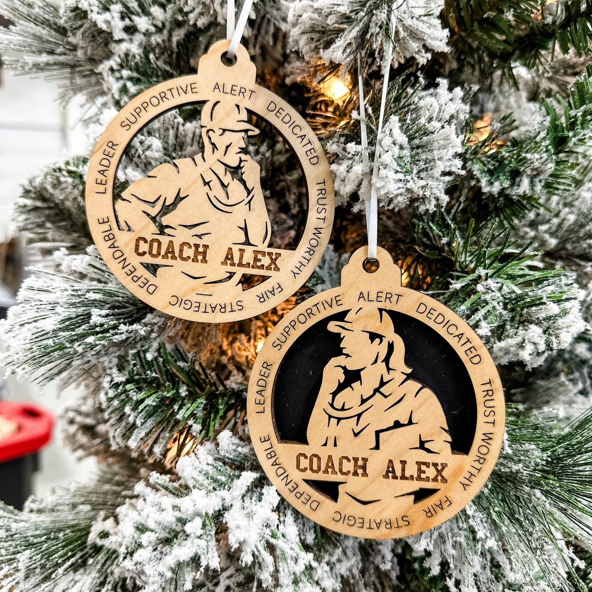 Personalized Coach Collection • Ornament, Magnet, Medal, or Mini Sign