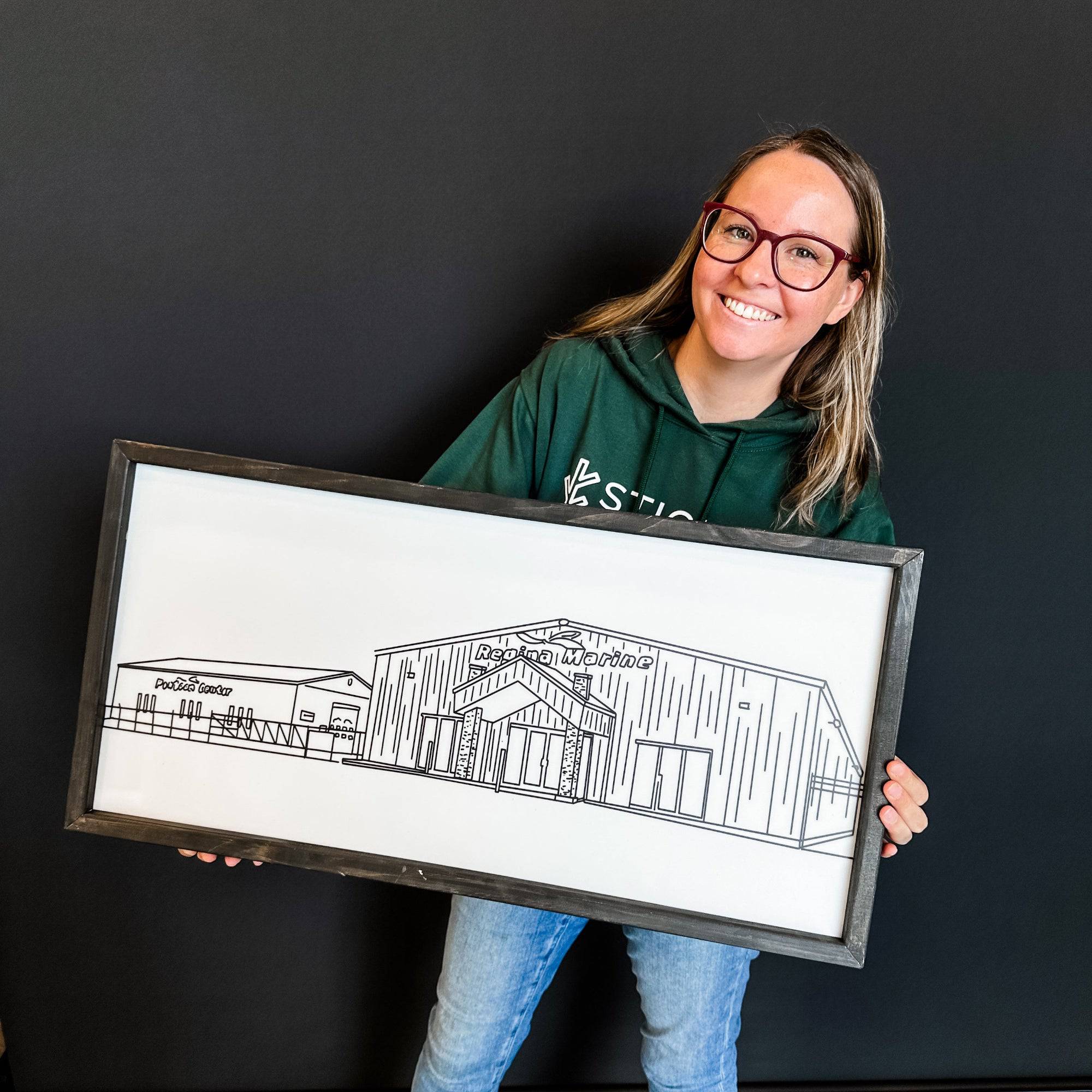 (2 to 4 Weeks) Black and White Acrylic Print