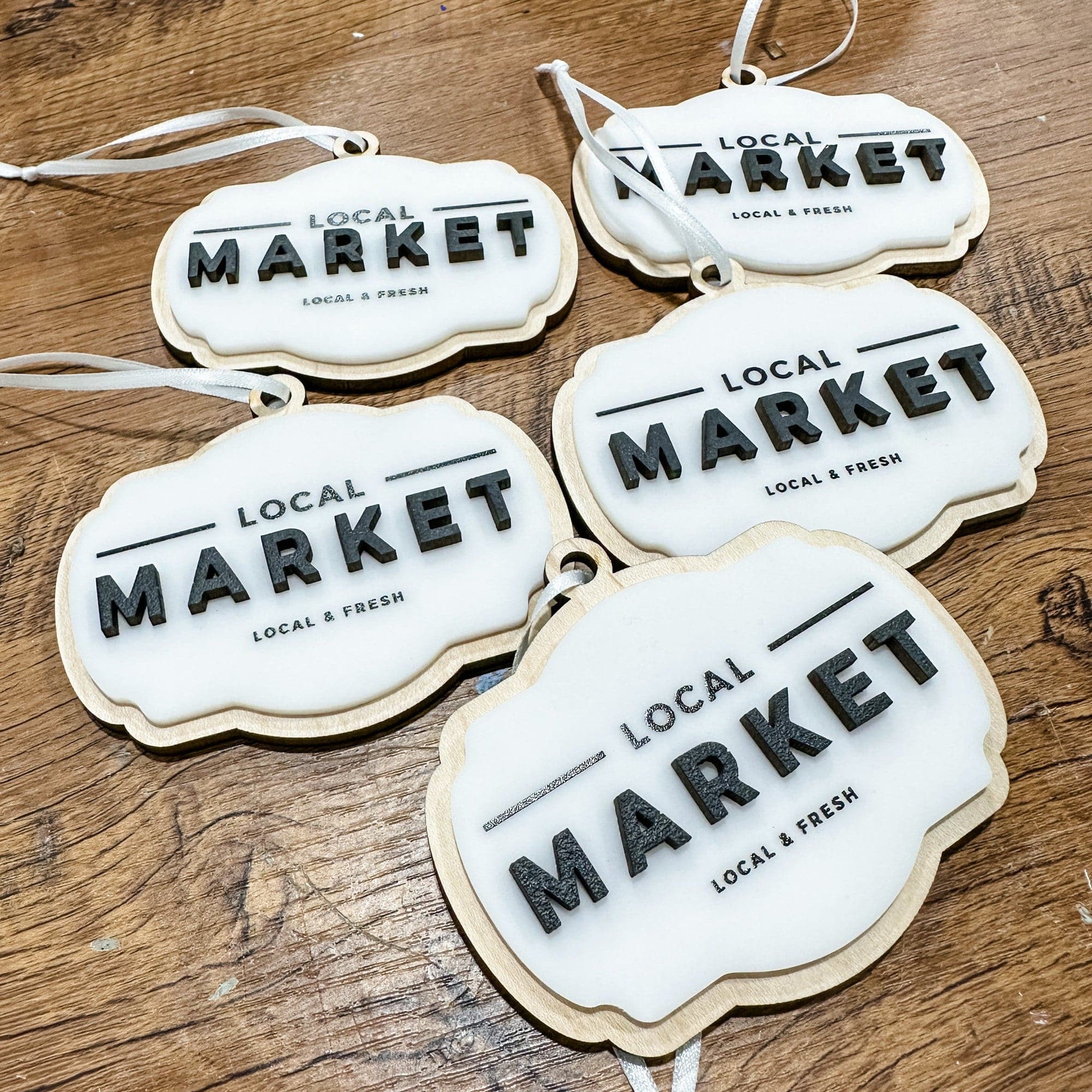 Custom Quote • Premium Handcrafted Wood Ornaments & Magnets