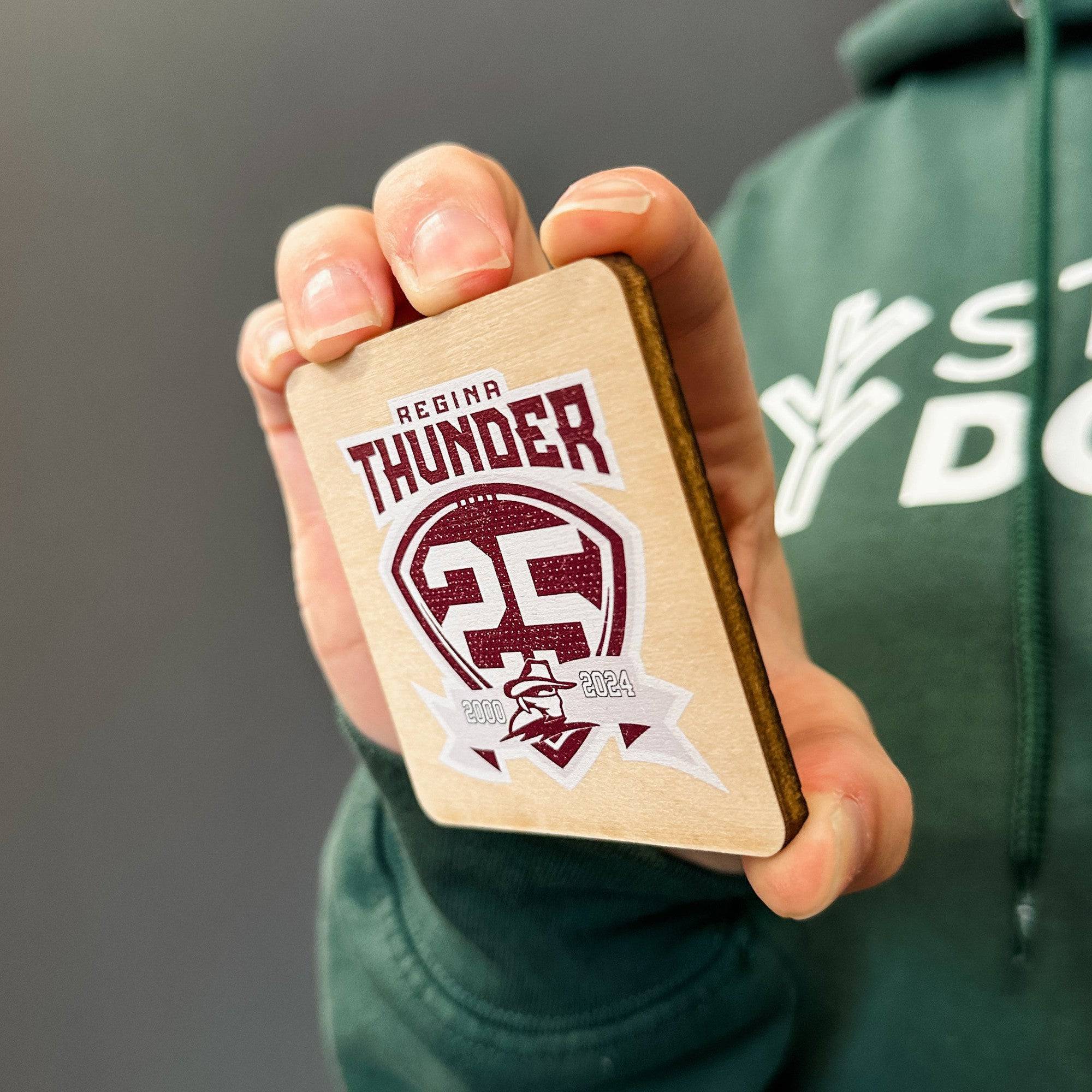Regina Thunder 25th Anniversary Ornament & Magnet