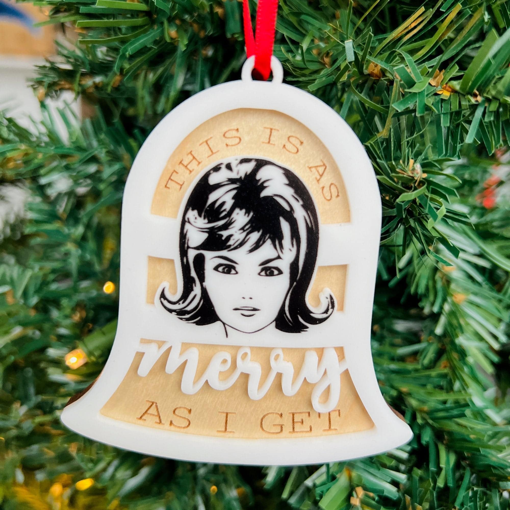 Retro Christmas Innuendo Collection • 3D Acrylic Ornaments (Choose from 9!)