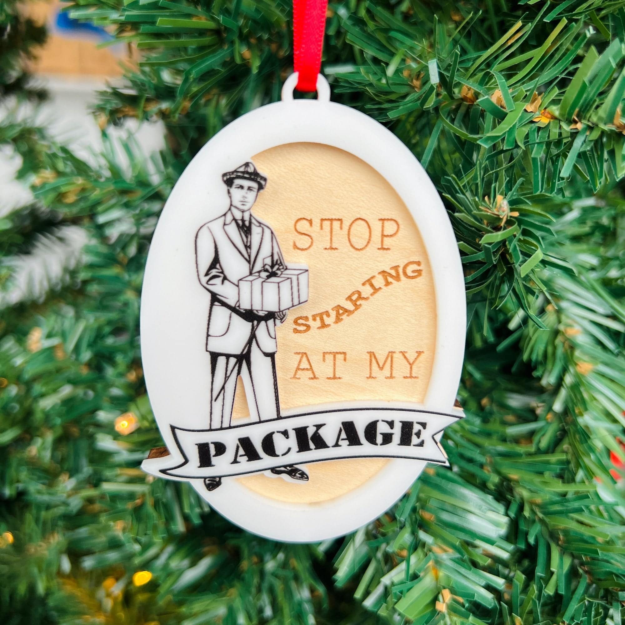 Retro Christmas Innuendo Collection • 3D Acrylic Ornaments (Choose from 9!)