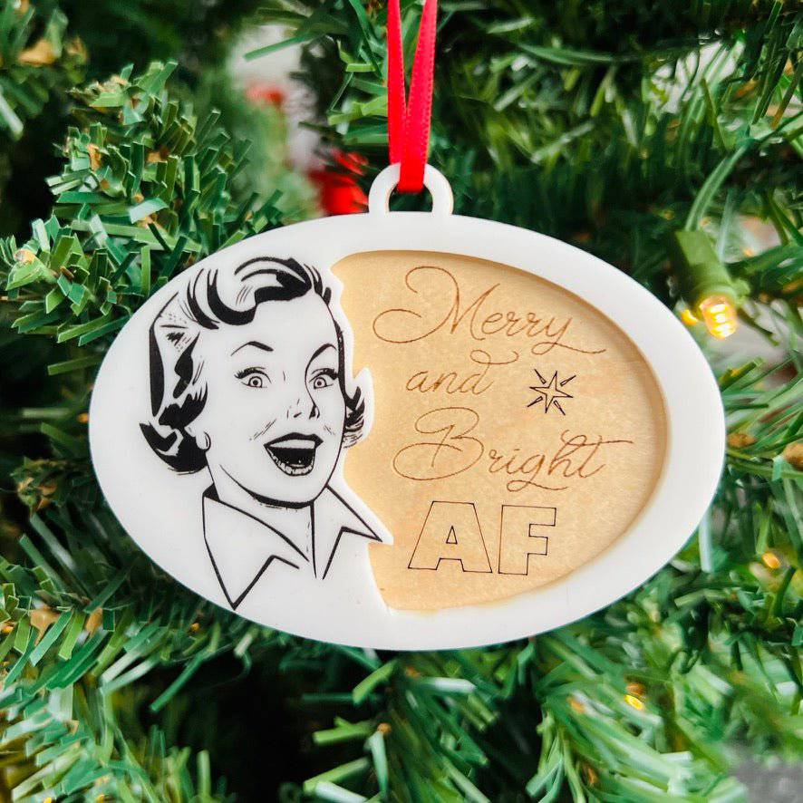 Retro Christmas Innuendo Collection • 3D Acrylic Ornaments (Choose from 9!)