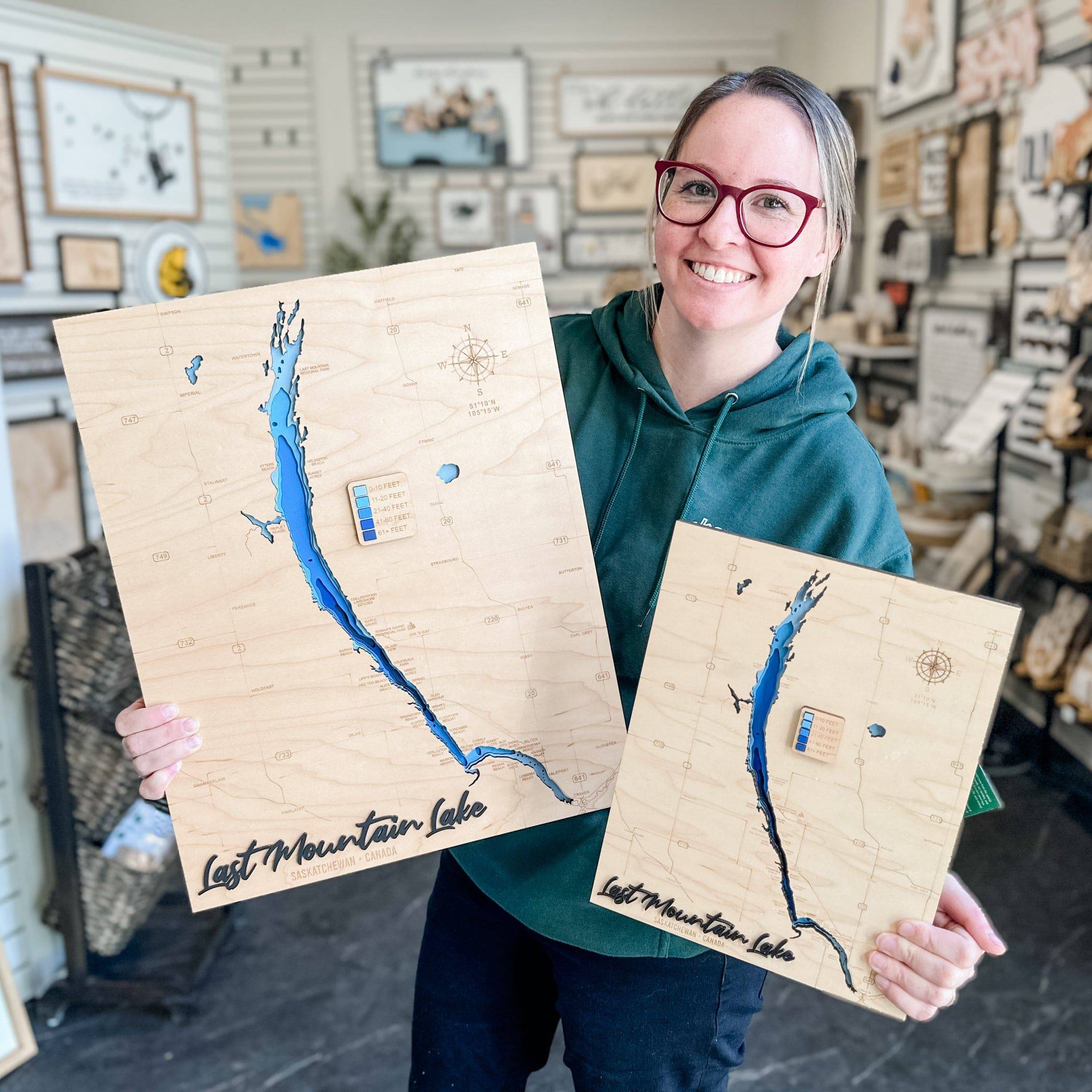 Clearance Saskatchewan Lake Maps