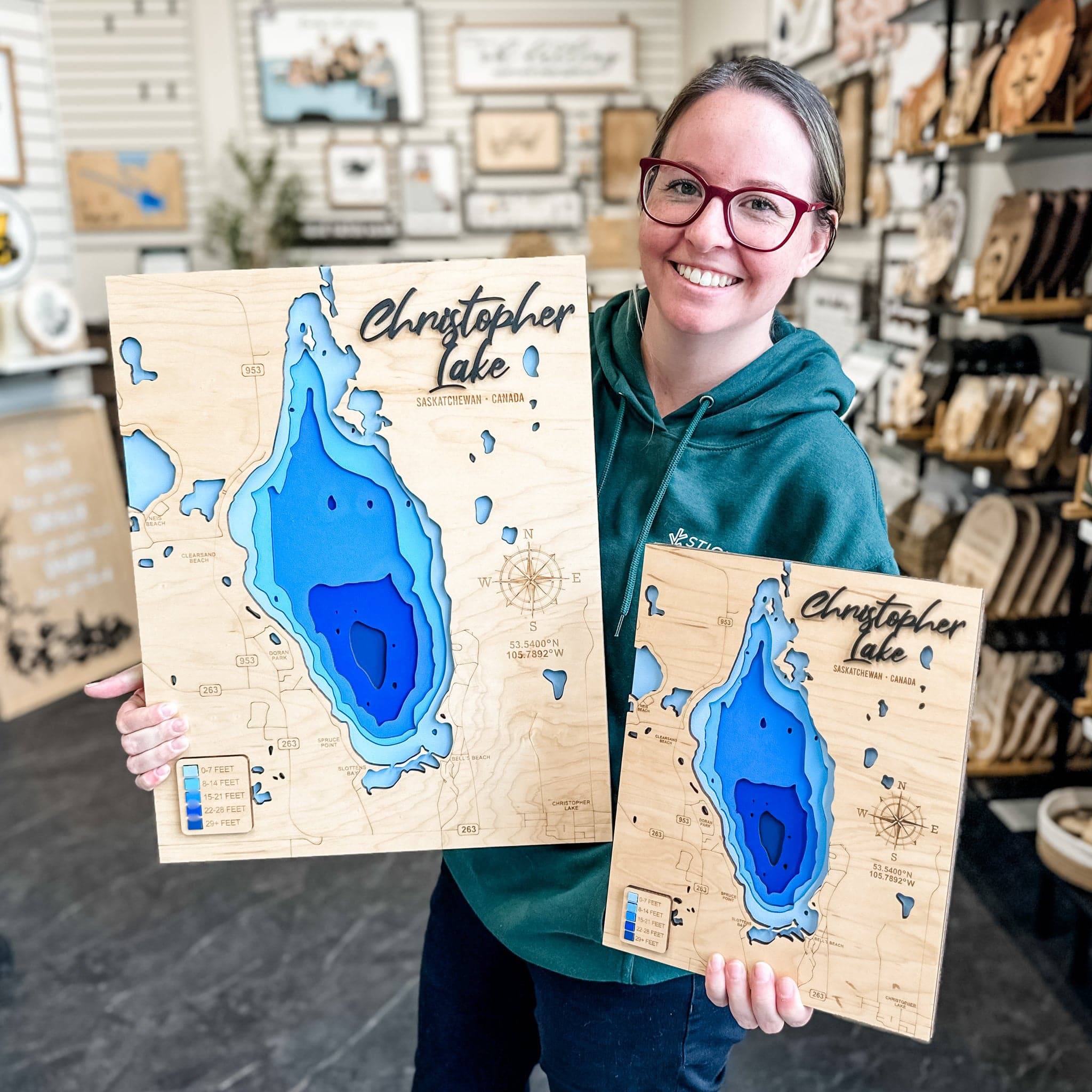 Clearance Saskatchewan Lake Maps