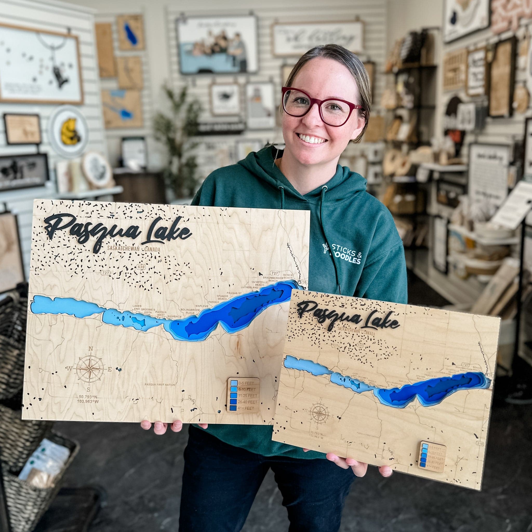 Clearance Saskatchewan Lake Maps
