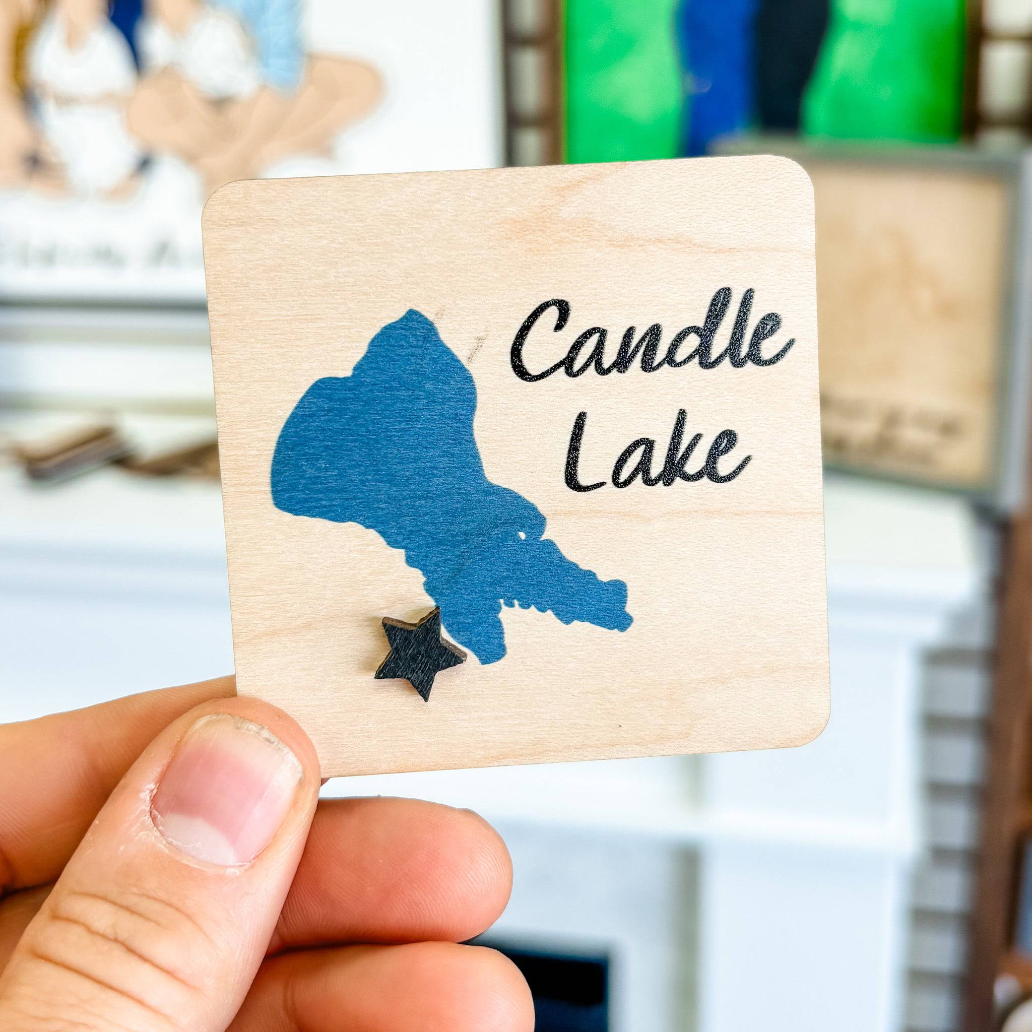 Saskatchewan Lake Magnets with Custom Marker (90+ to Choose From!)