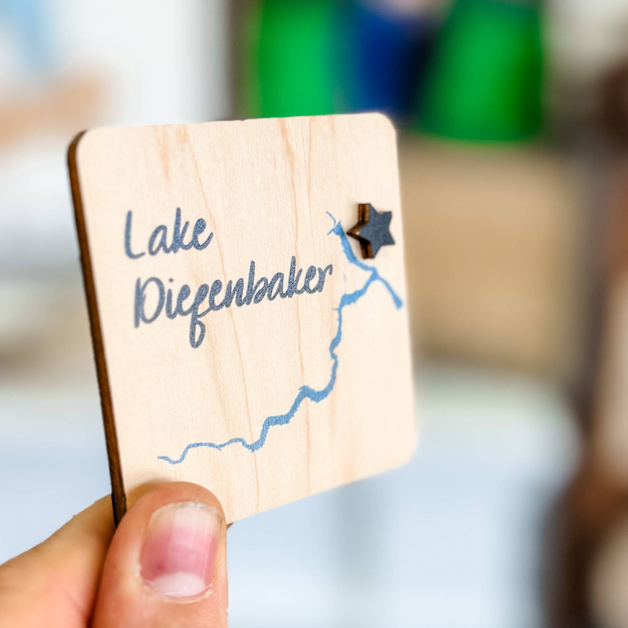 Saskatchewan Lake Magnets with Custom Marker (90+ to Choose From!)
