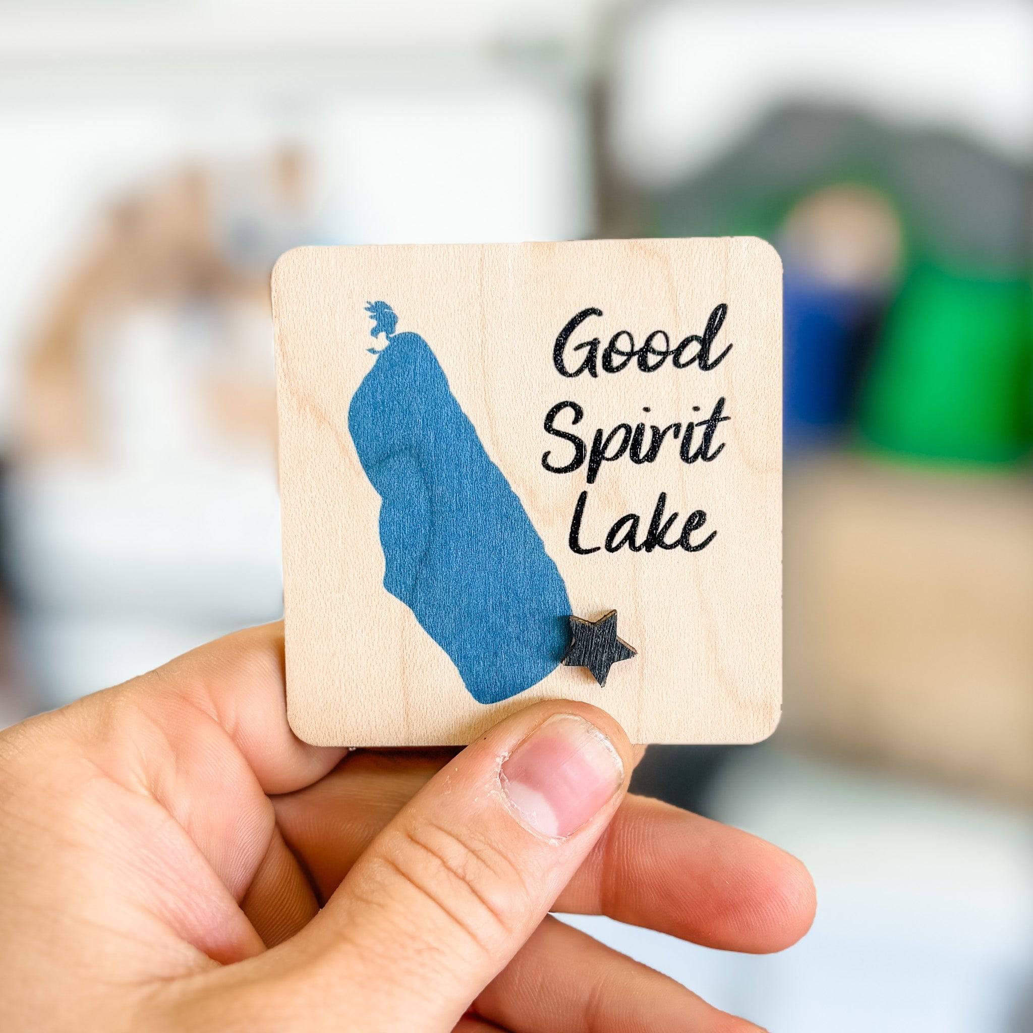 Saskatchewan Lake Magnets with Custom Marker (90+ to Choose From!)