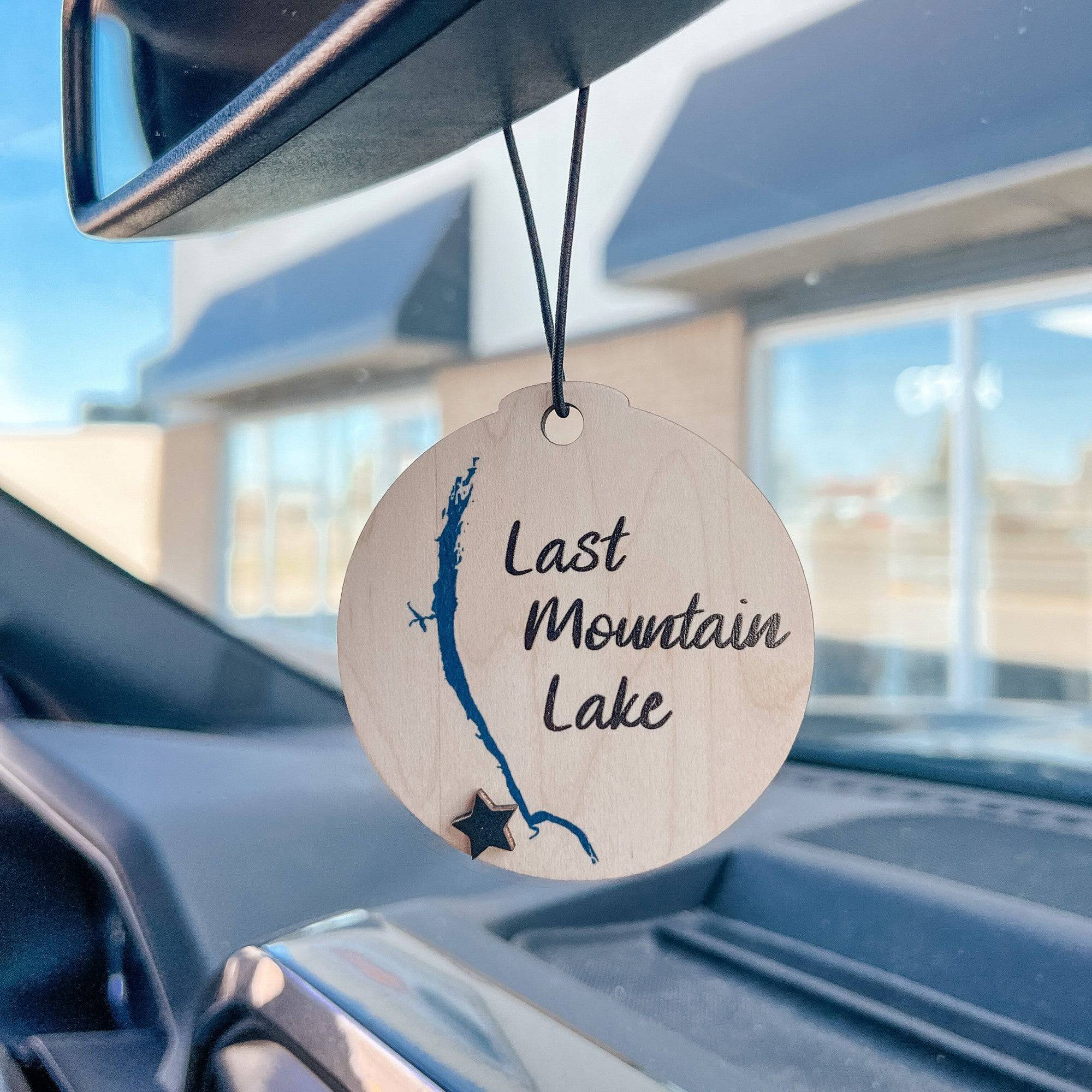 Saskatchewan Lakes • Ornaments / Car Charms with Custom Markers • For Lake Lovers