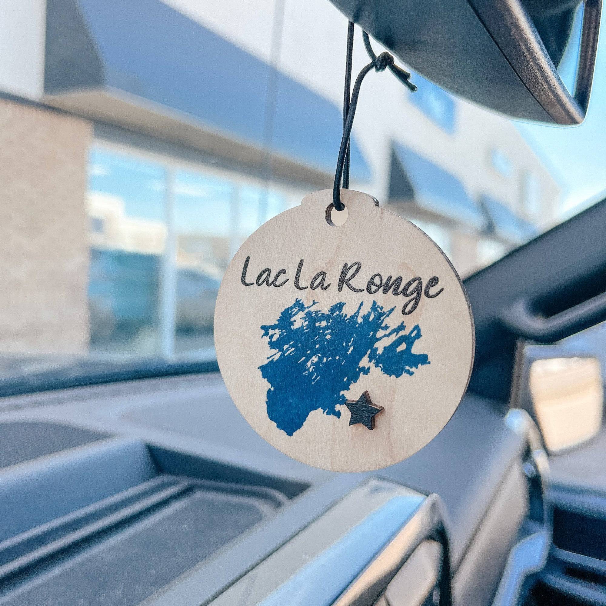 Saskatchewan Lakes • Ornaments / Car Charms with Custom Markers • For Lake Lovers