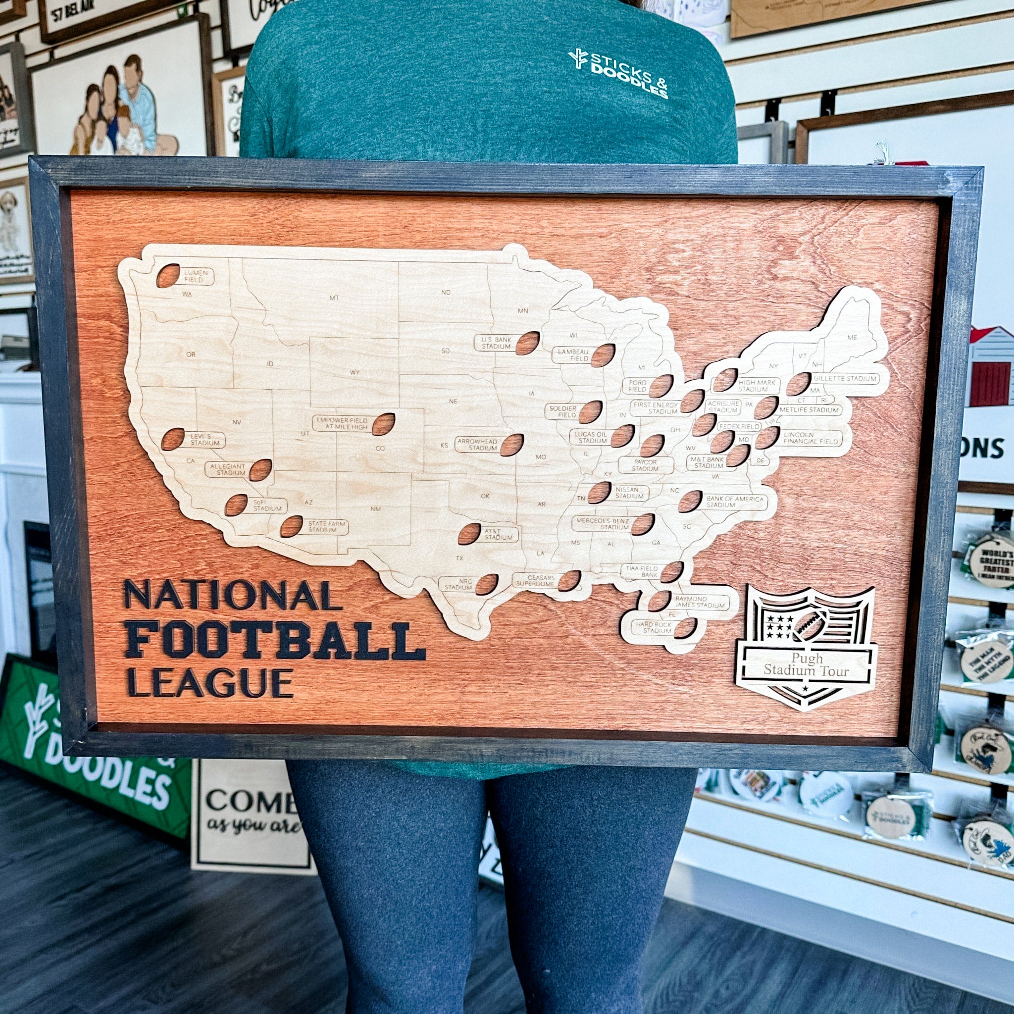 The Sport Stadium Travel Map Collection