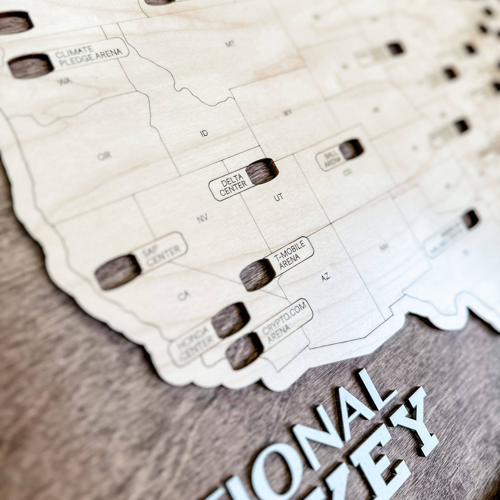 The Sport Stadium Travel Map Collection