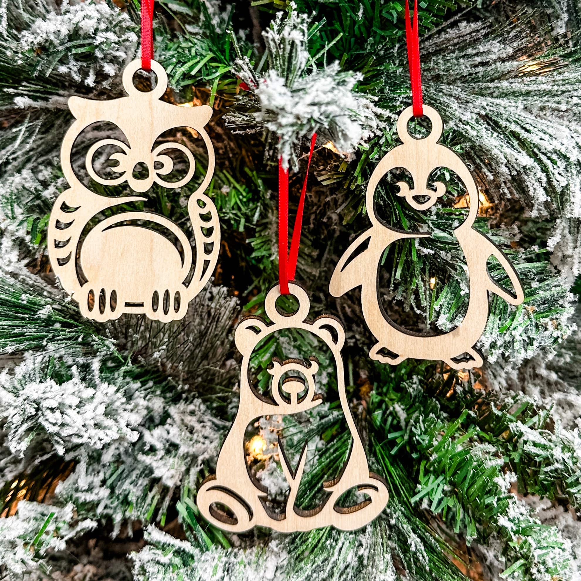 The Christmas Cutout Collection • Wood Ornaments