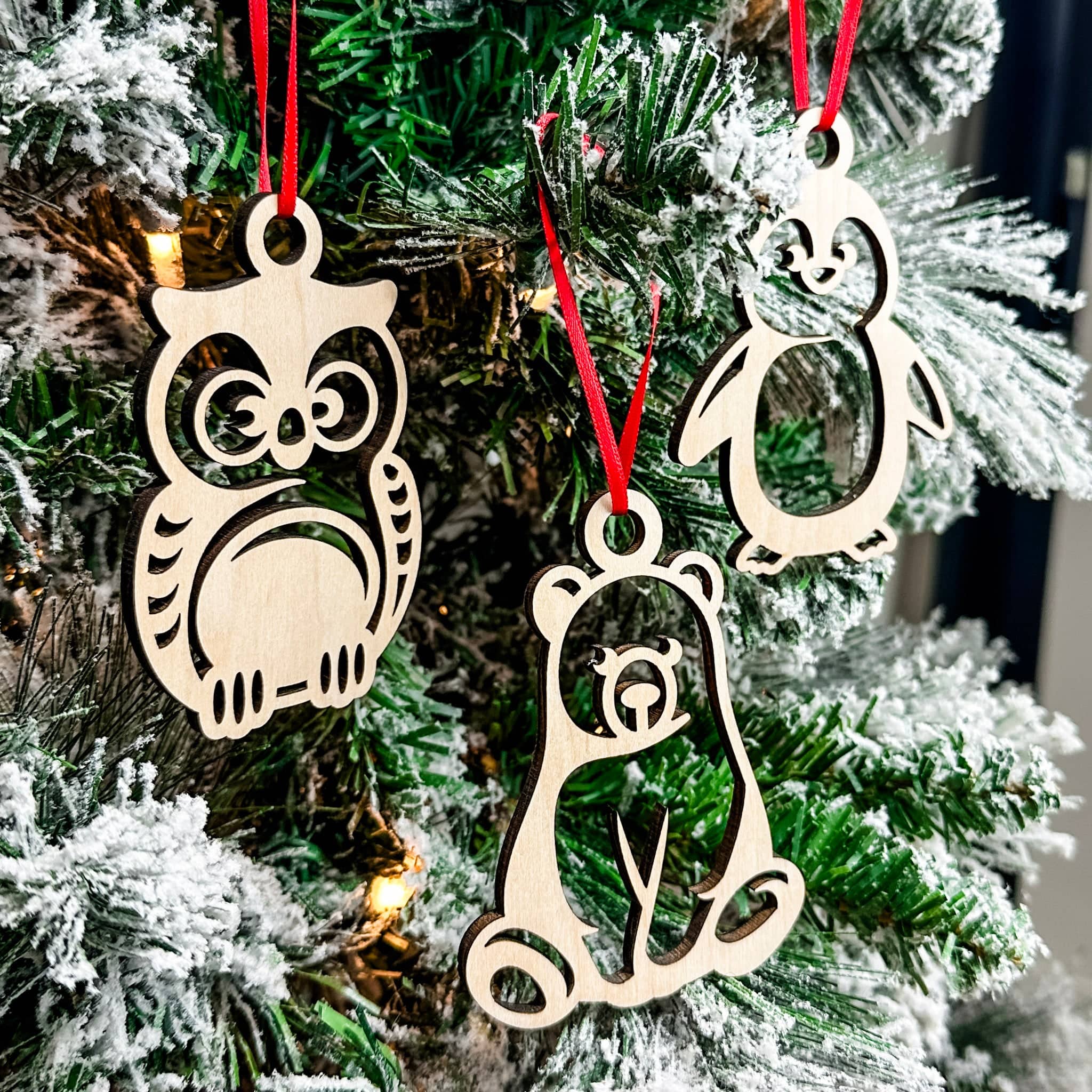The Christmas Cutout Collection • Wood Ornaments