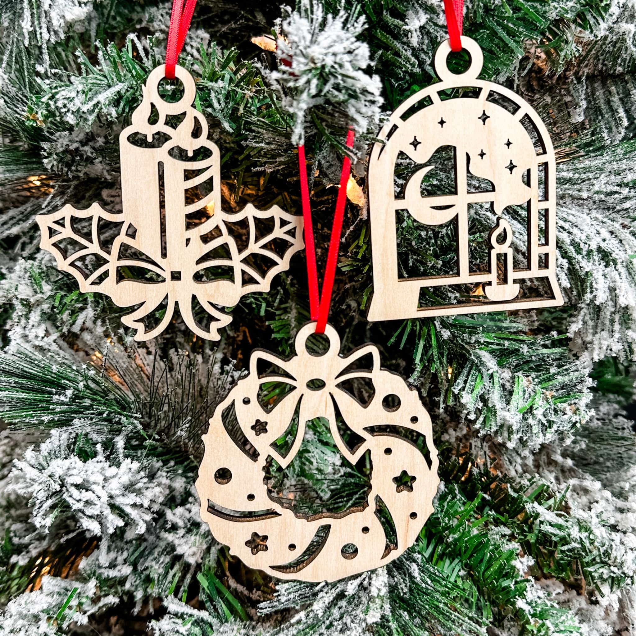 The Christmas Cutout Collection • Wood Ornaments