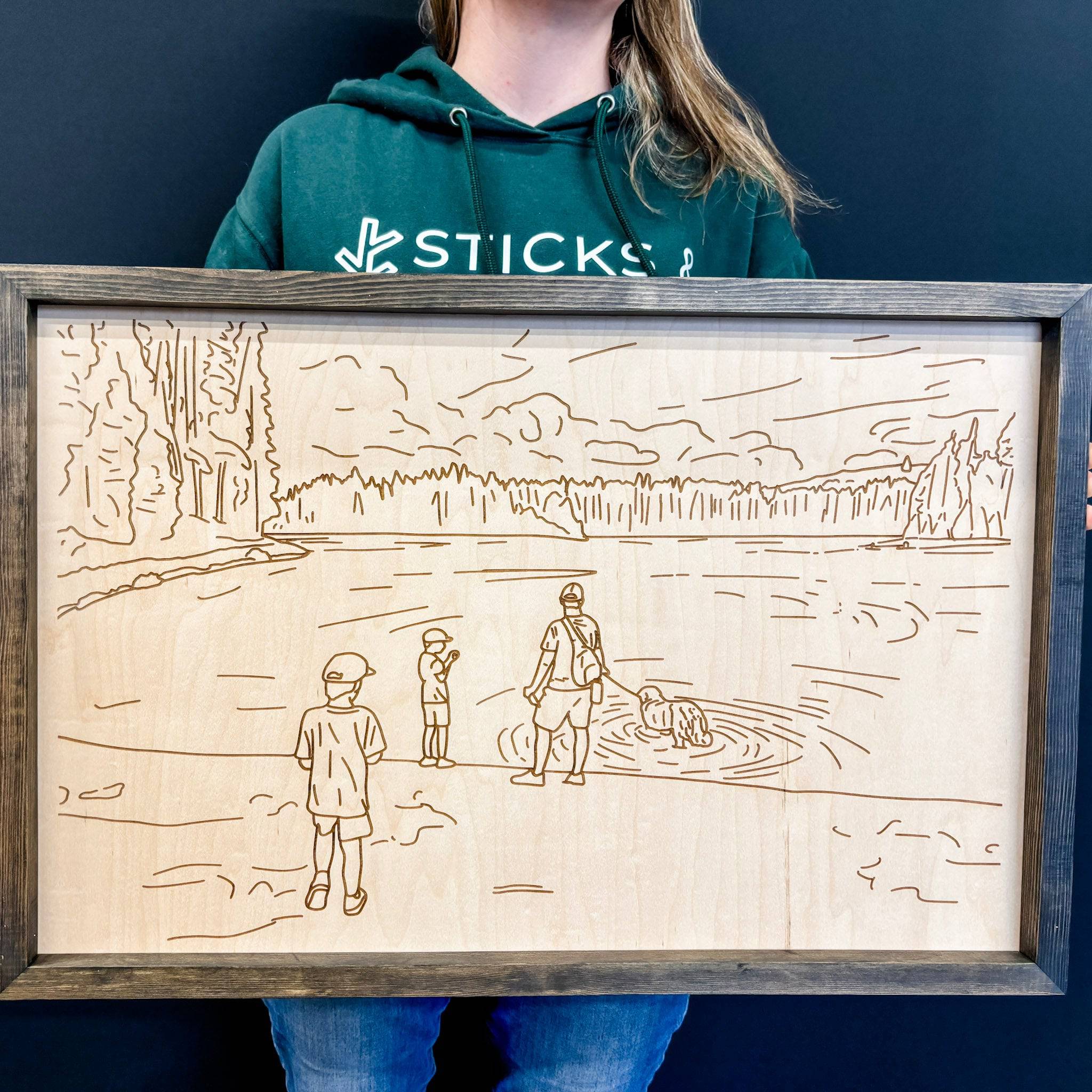 #Art Style_Laser Engraved
