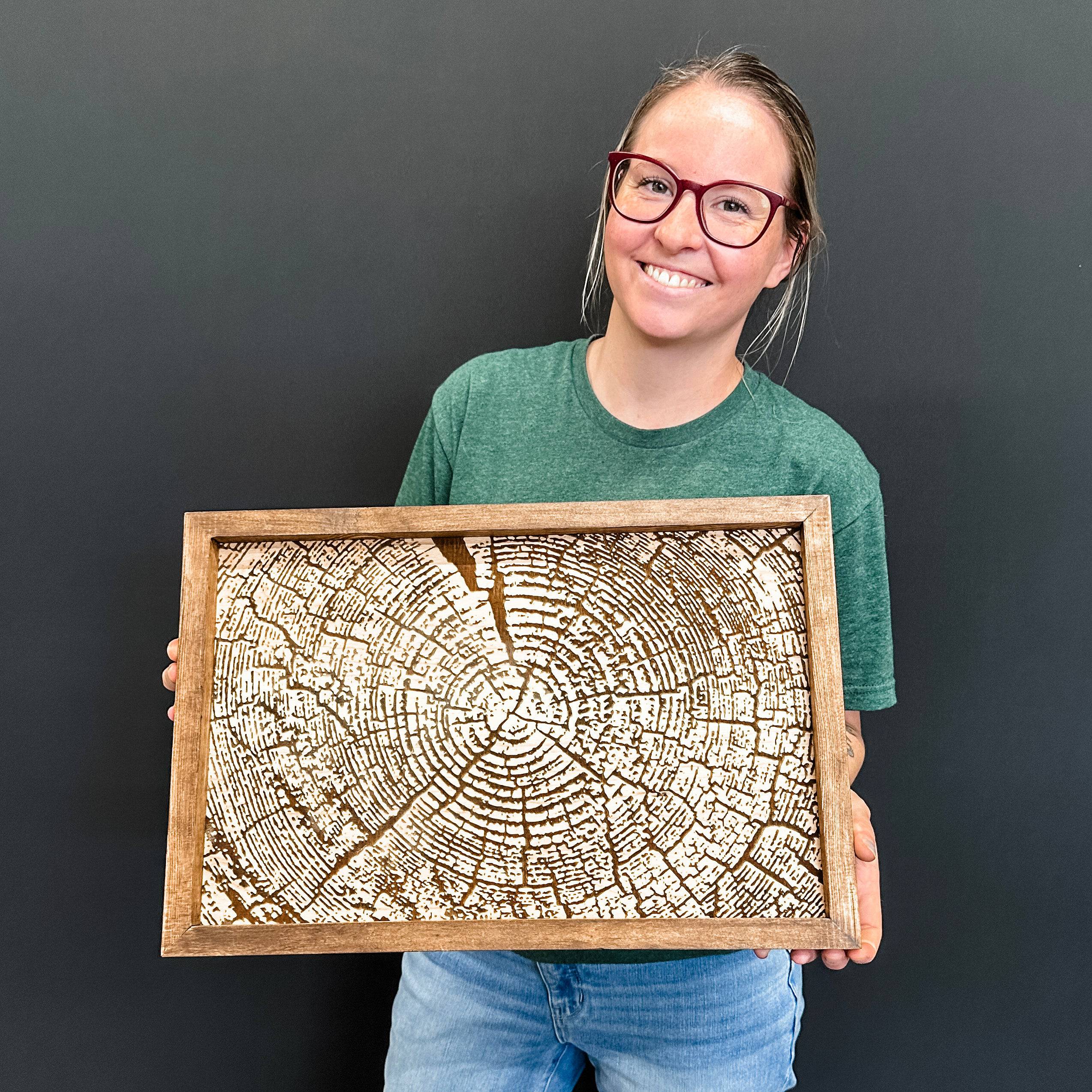 The Tree Ring Wood Artwork