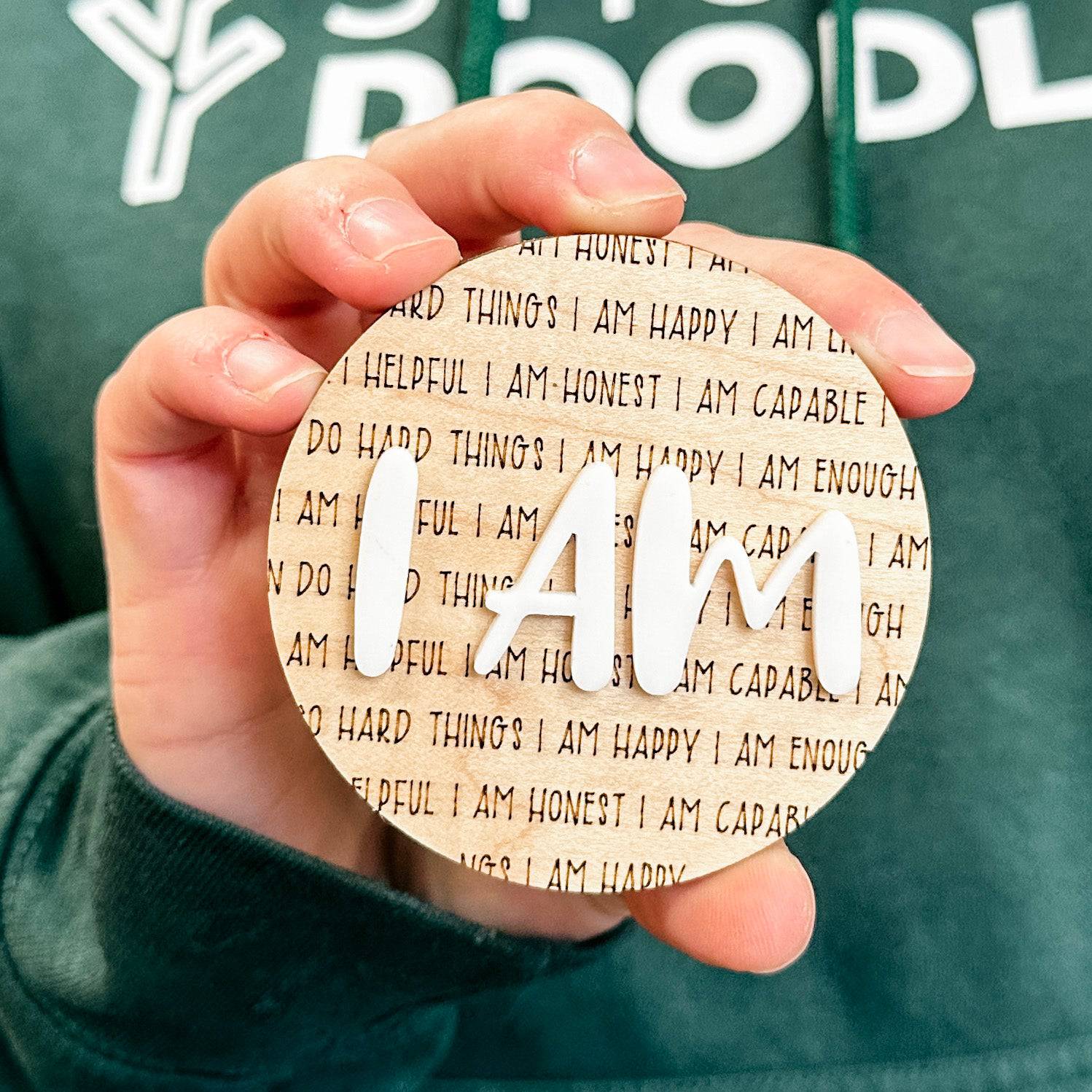I Am Engraved Affirmation Magnet