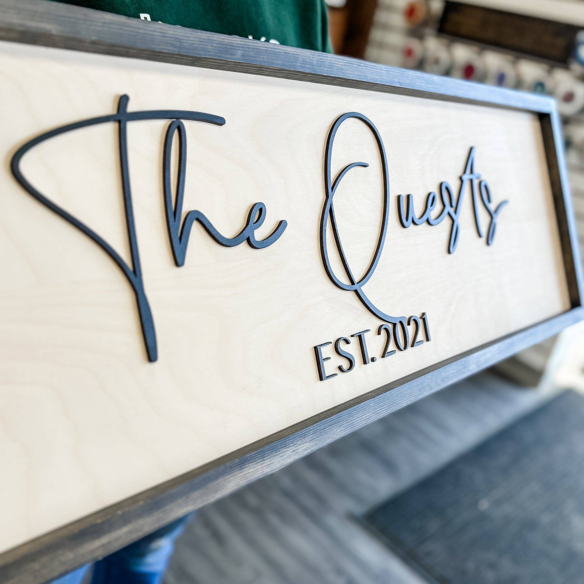 The Legacy Family Name Sign