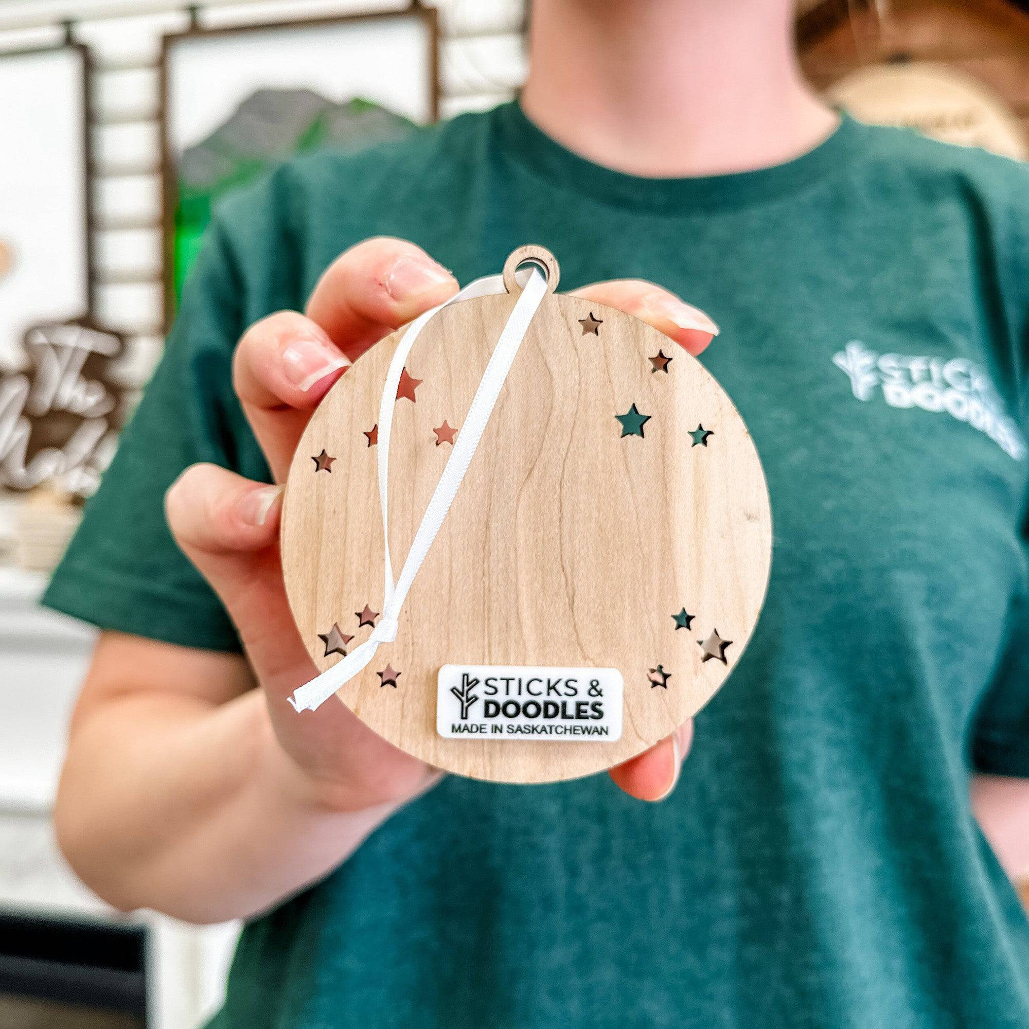 The Miles Don’t Matter • Personalized Ornament, Magnet, or Mini Sign • For Family & Friends Who Live Far Apart