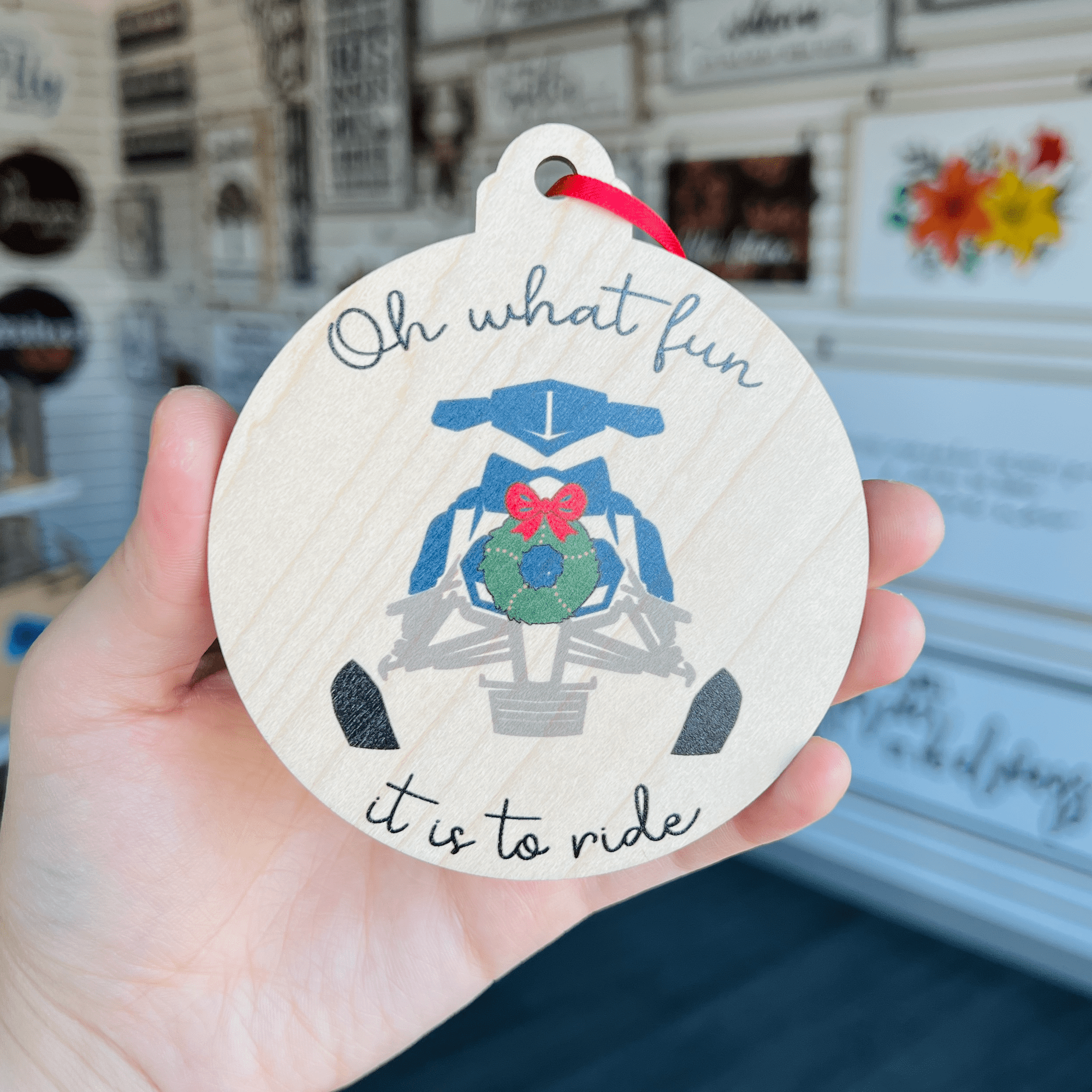 The Oh What Fun It Is To Ride Collection • Wood Ornaments (Choose from 20)