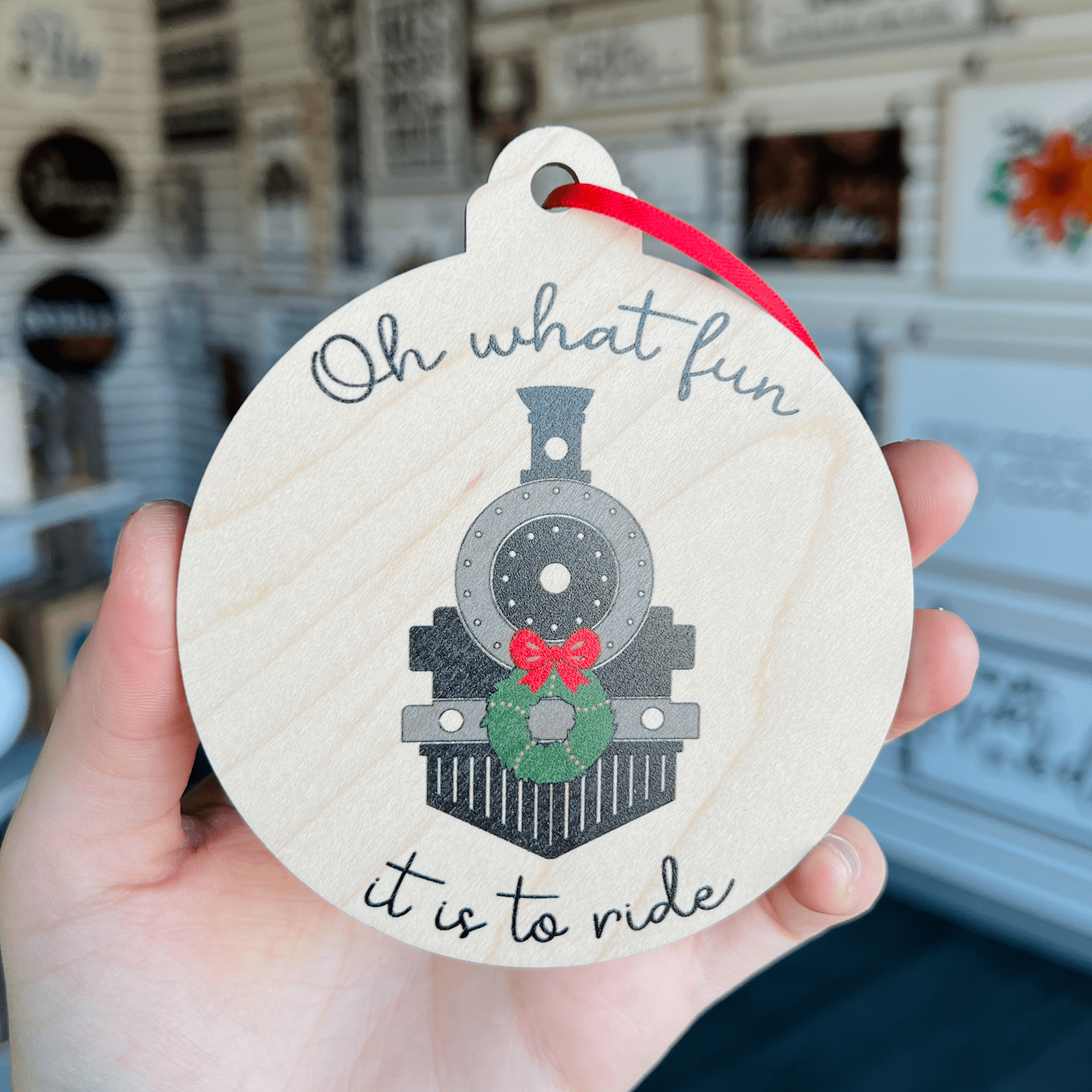The Oh What Fun It Is To Ride Collection • Wood Ornaments (Choose from 20)