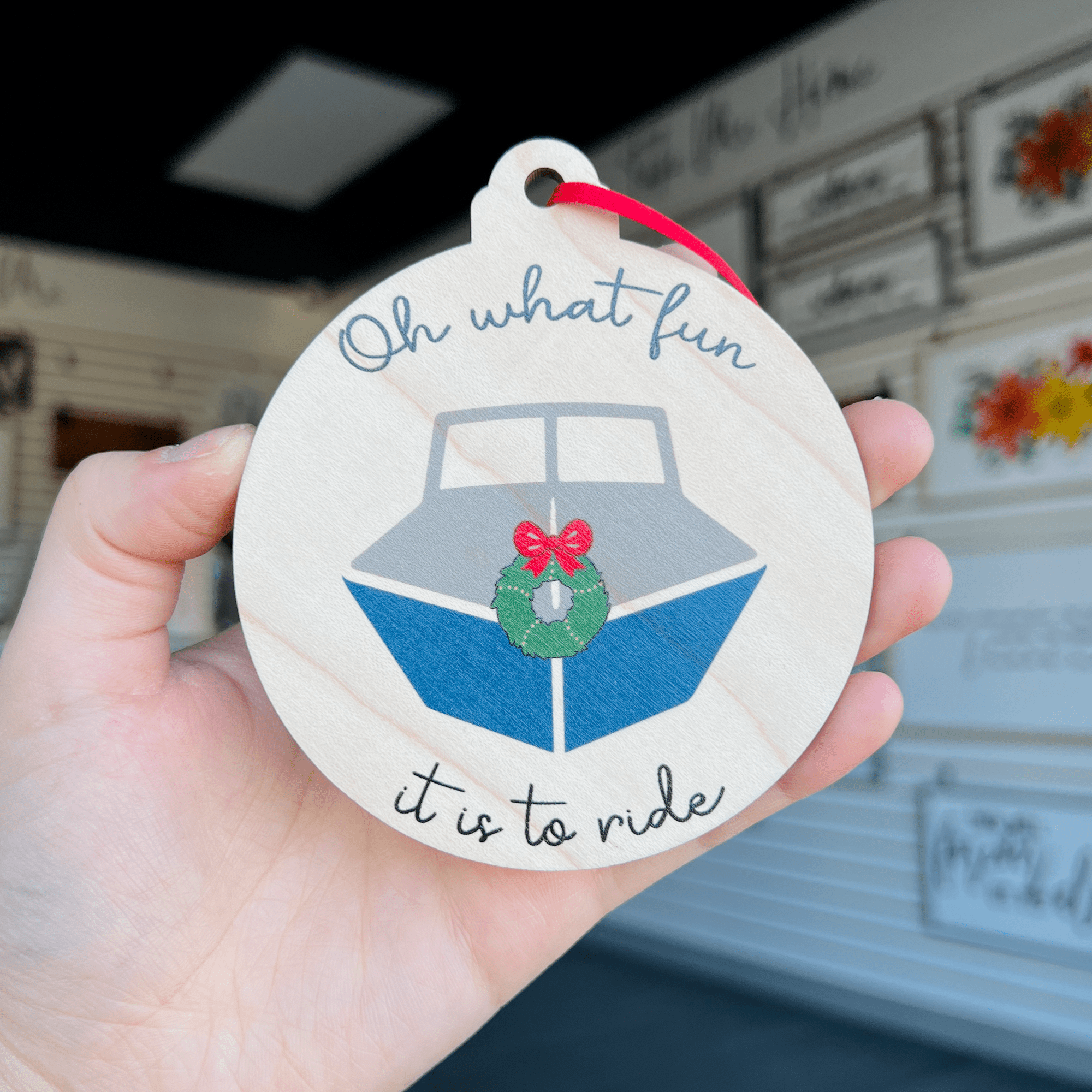 The Oh What Fun It Is To Ride Collection • Wood Ornaments (Choose from 20)
