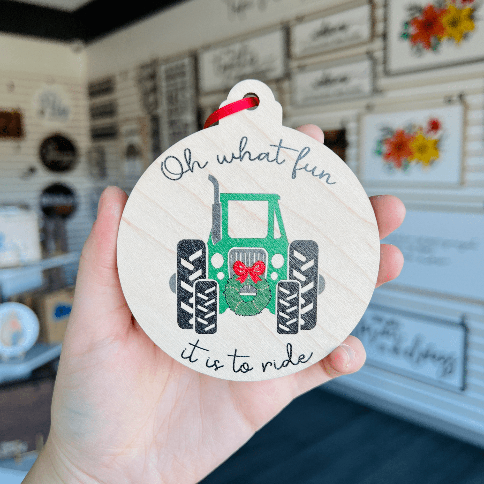 The Oh What Fun It Is To Ride Collection • Wood Ornaments (Choose from 20)