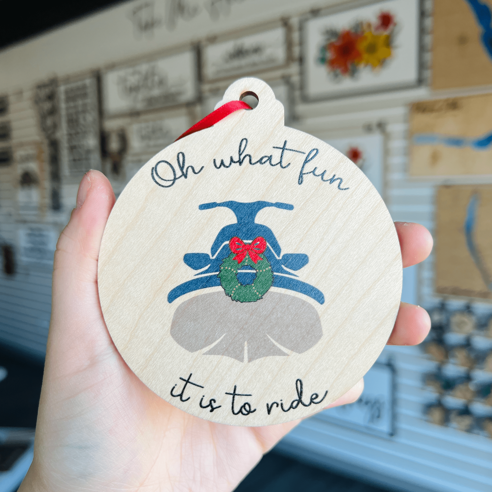 The Oh What Fun It Is To Ride Collection • Wood Ornaments (Choose from 20)