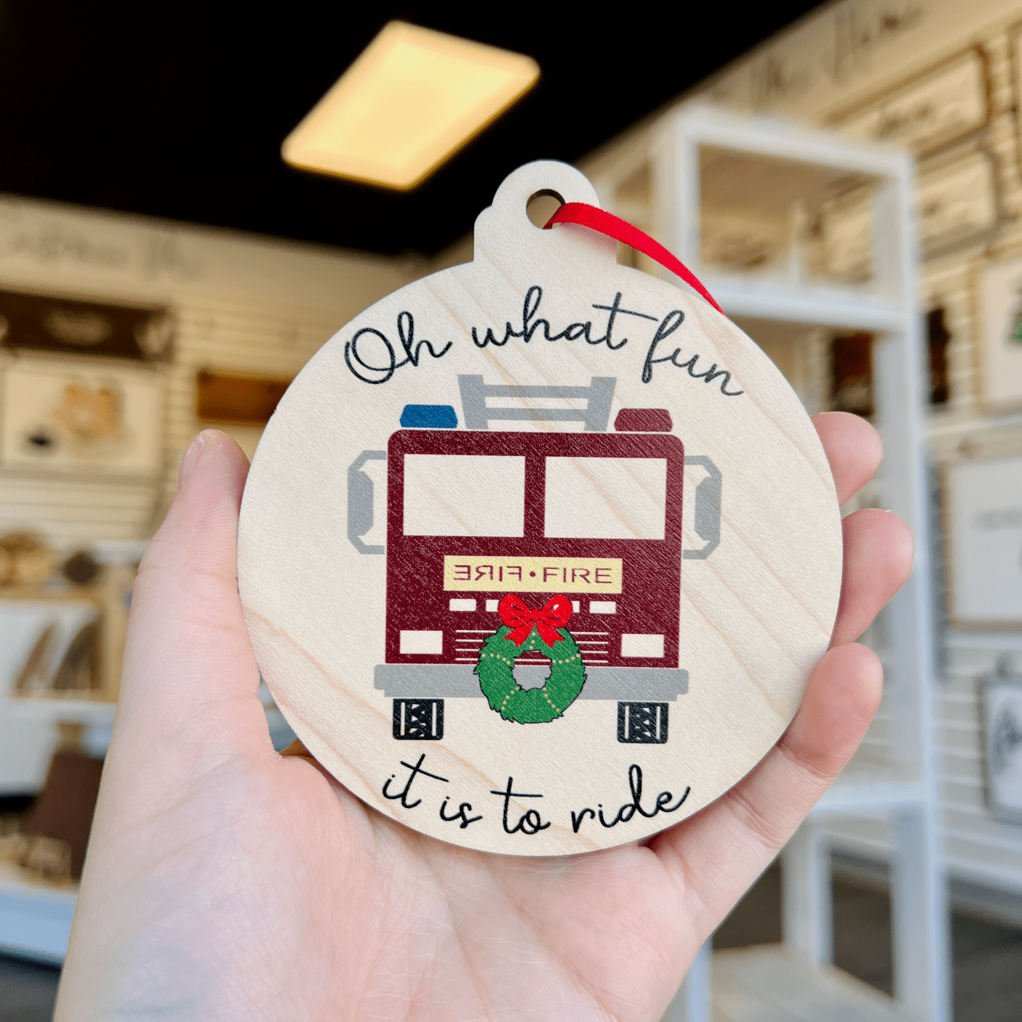The Oh What Fun It Is To Ride Collection • Wood Ornaments (Choose from 20)